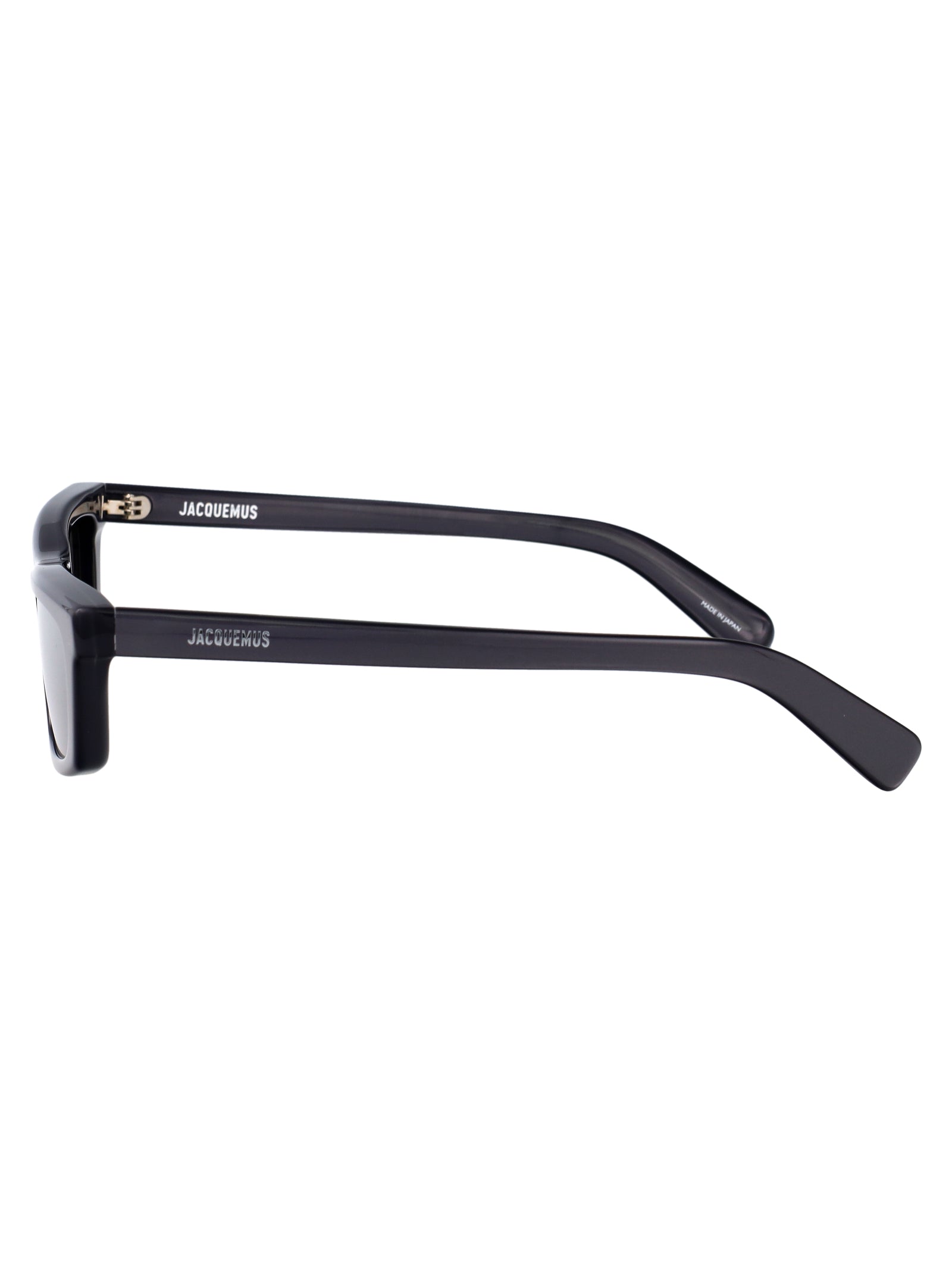 JACQUEMUS Sleek Metallic Acetate Sunglasses - Trapezi Style