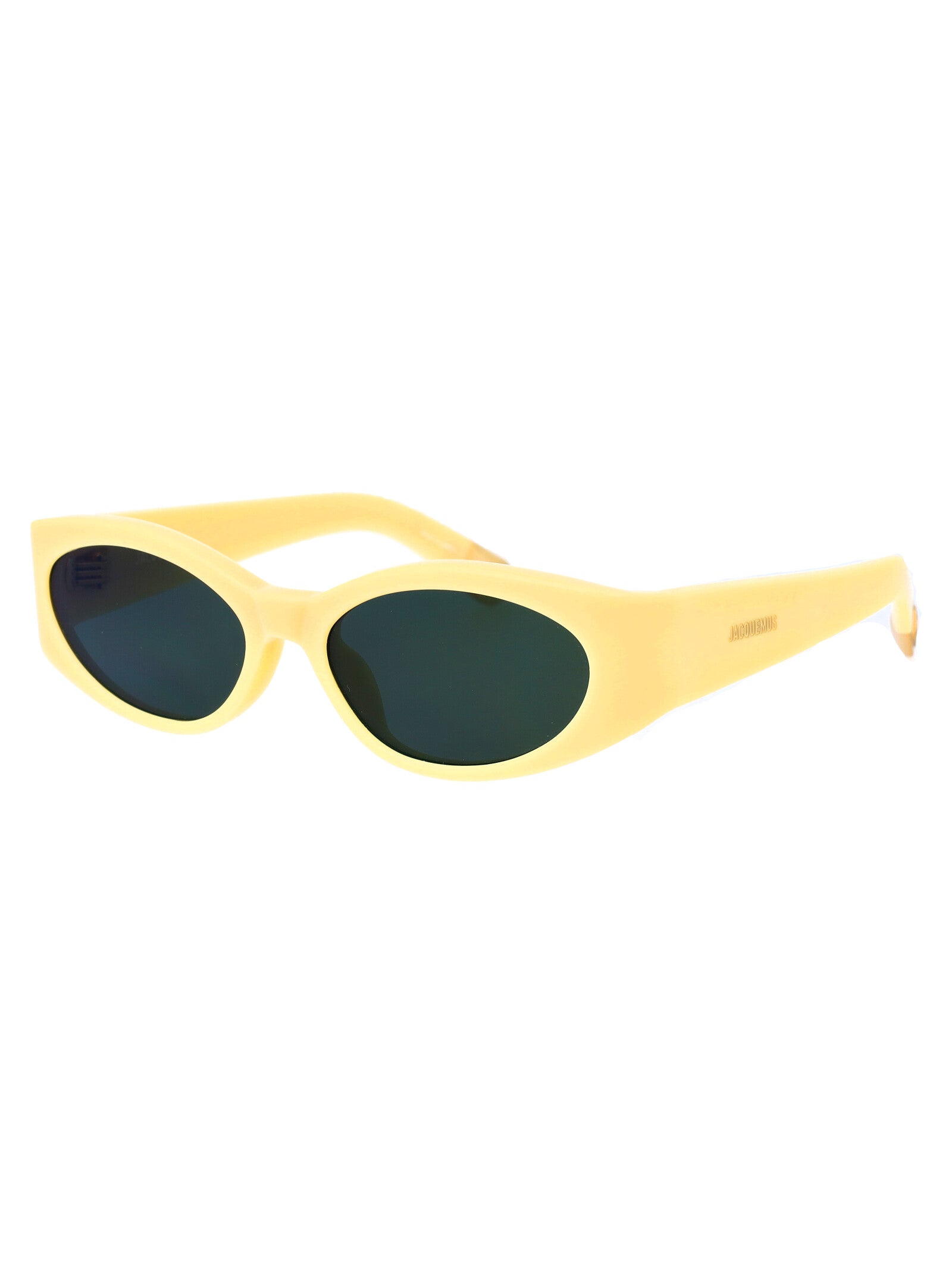 JACQUEMUS Chic Acetate Oval Sunglasses - Women