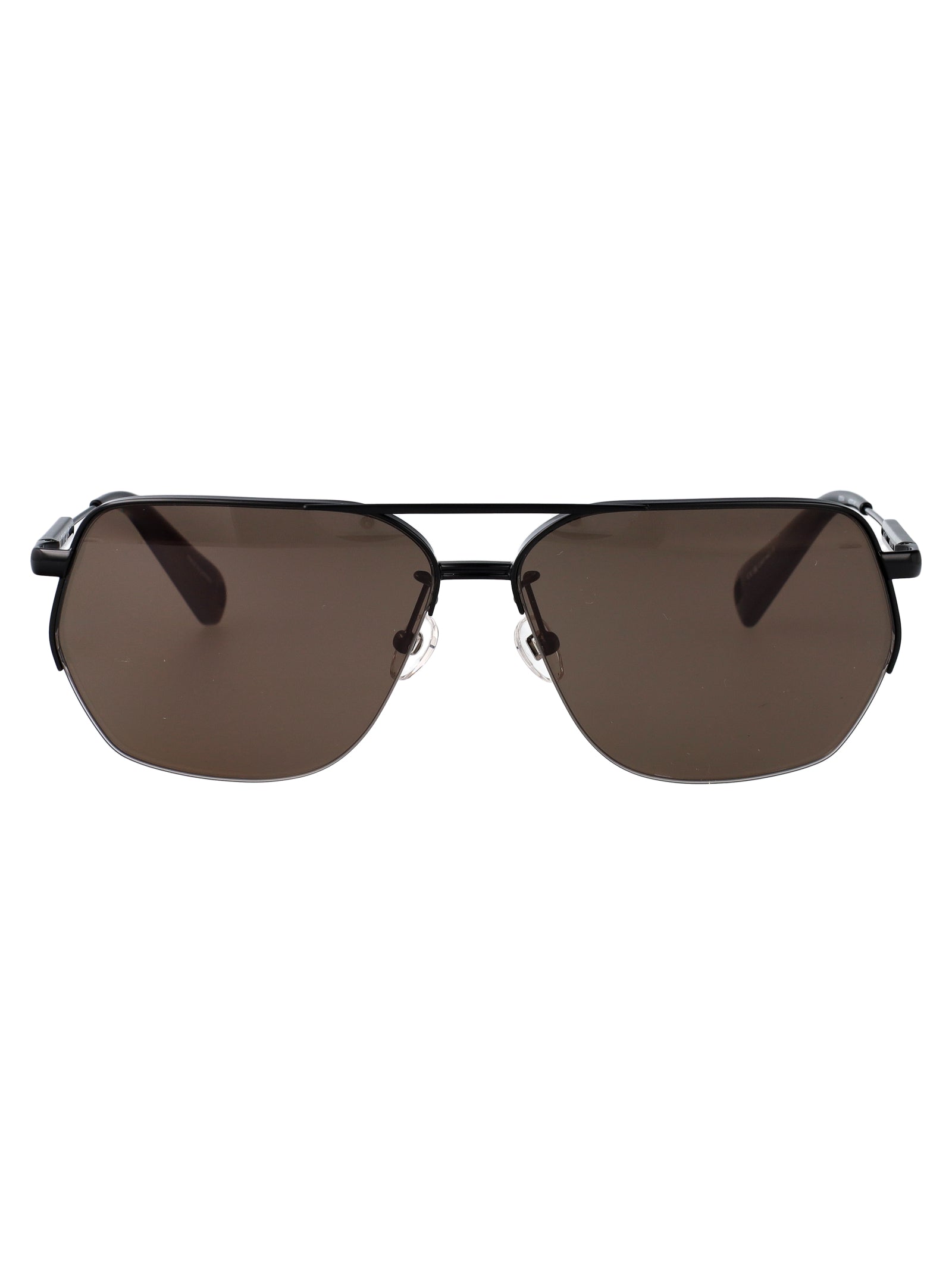 JACQUEMUS Sleek Aviator Stainless Steel Sunglasses