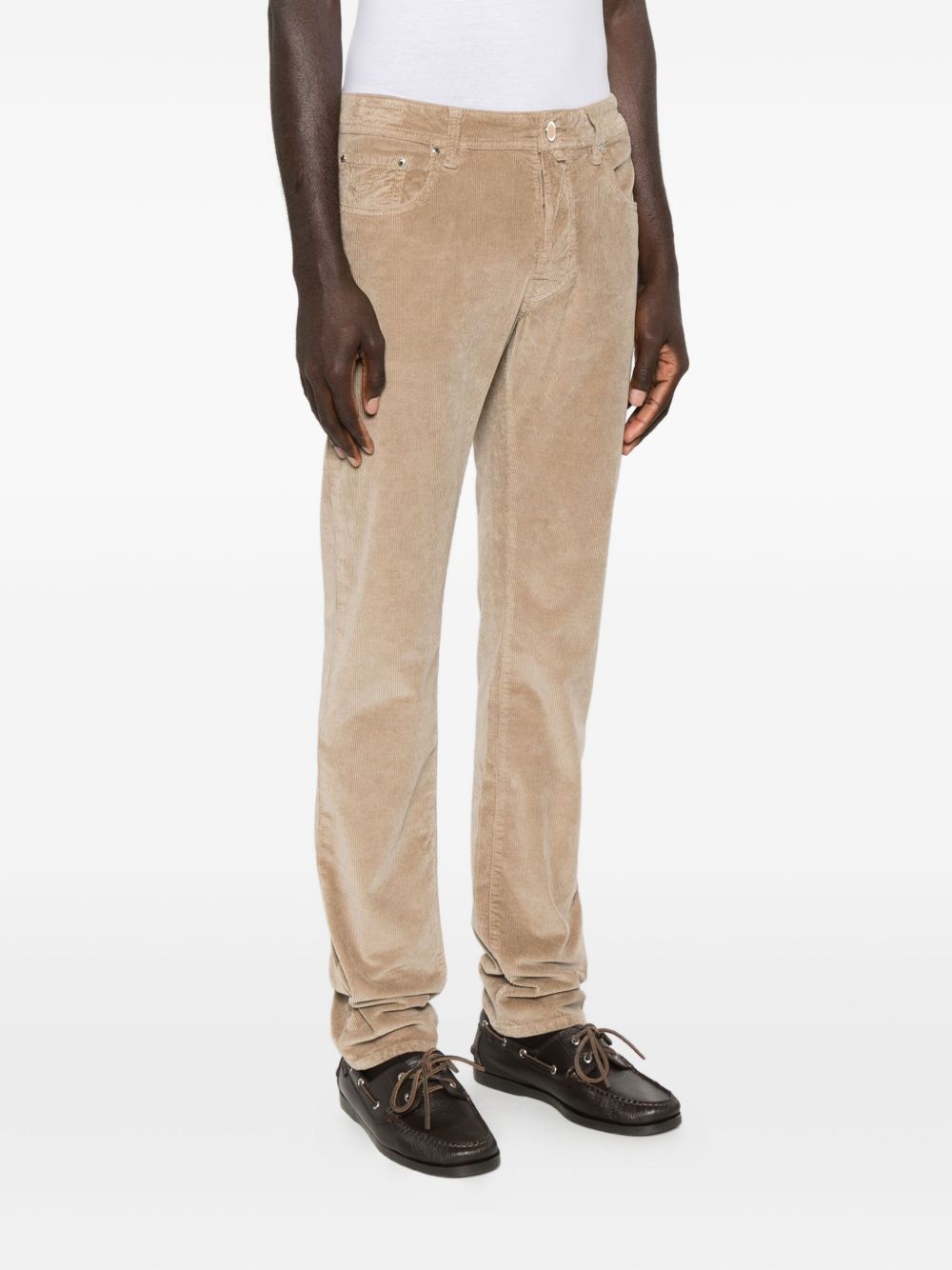 JACOB COHEN Tailored Cammello Trousers for Men