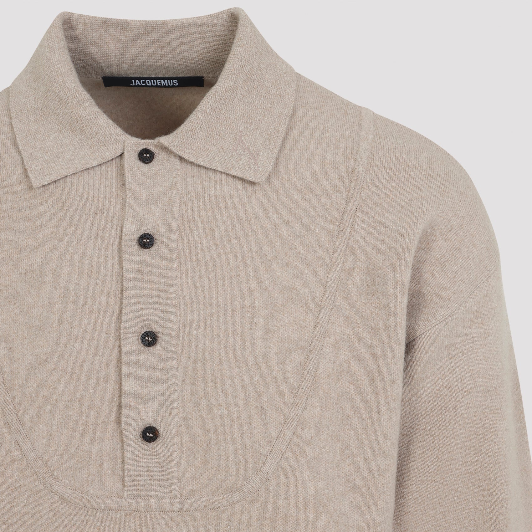 JACQUEMUS Luxurious Merino and Cashmere Blend Sweater for Men