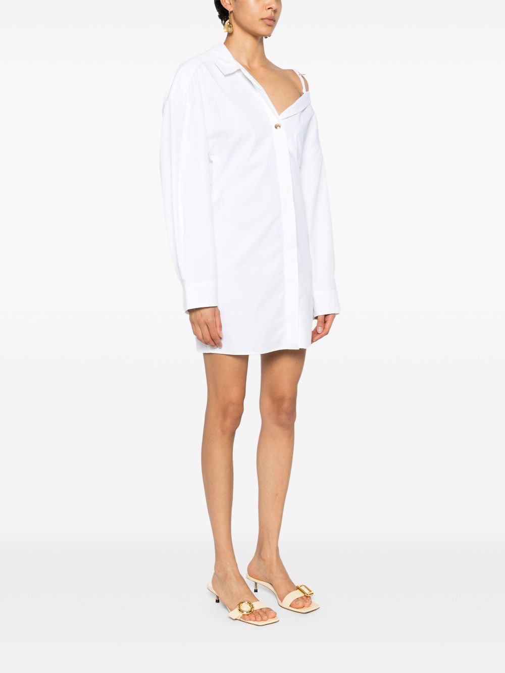 JACQUEMUS Mini Shirt Dress for Effortless Elegance