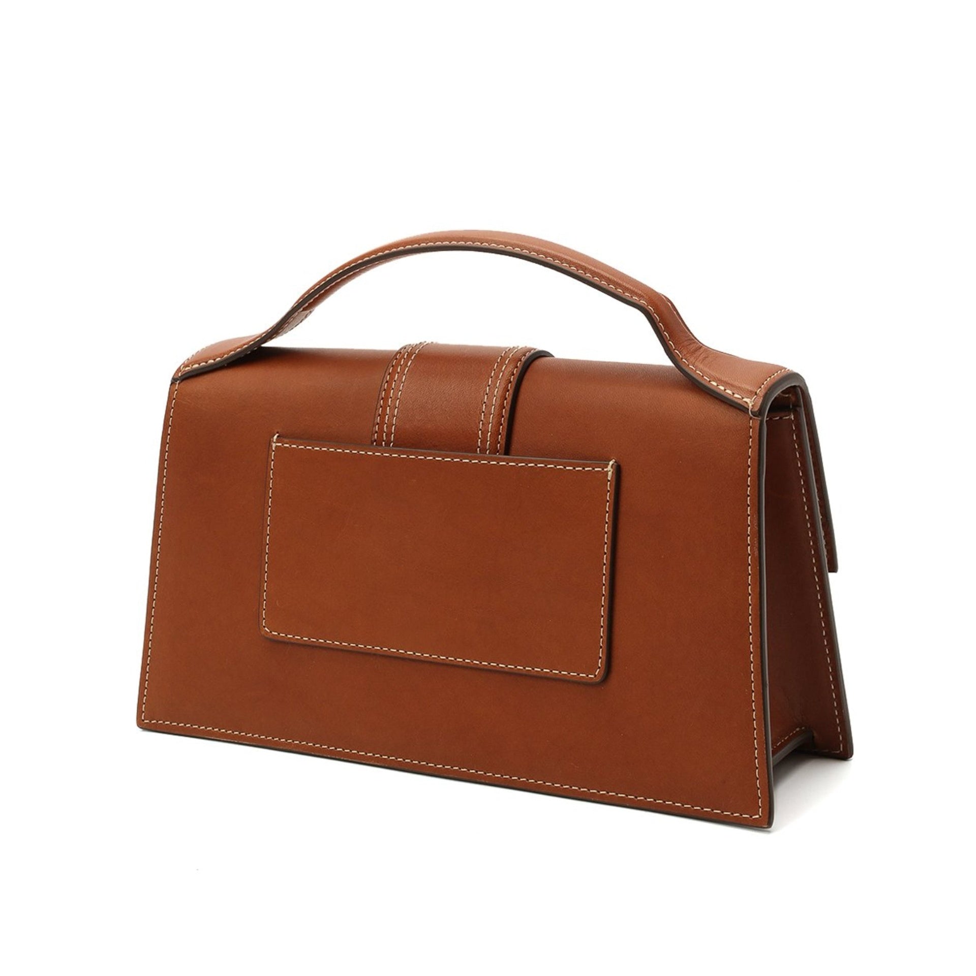 JACQUEMUS Mini Elegance Handbag with Flap Top - 23.5 cm