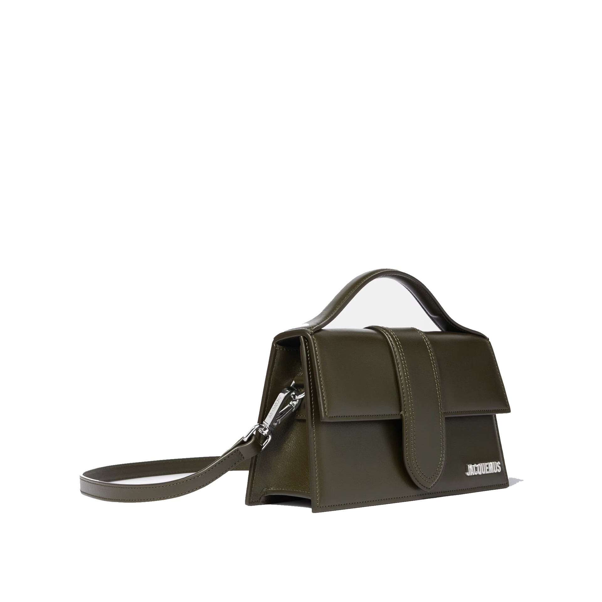 JACQUEMUS Mini Flap Top Handbag with Detachable Strap
