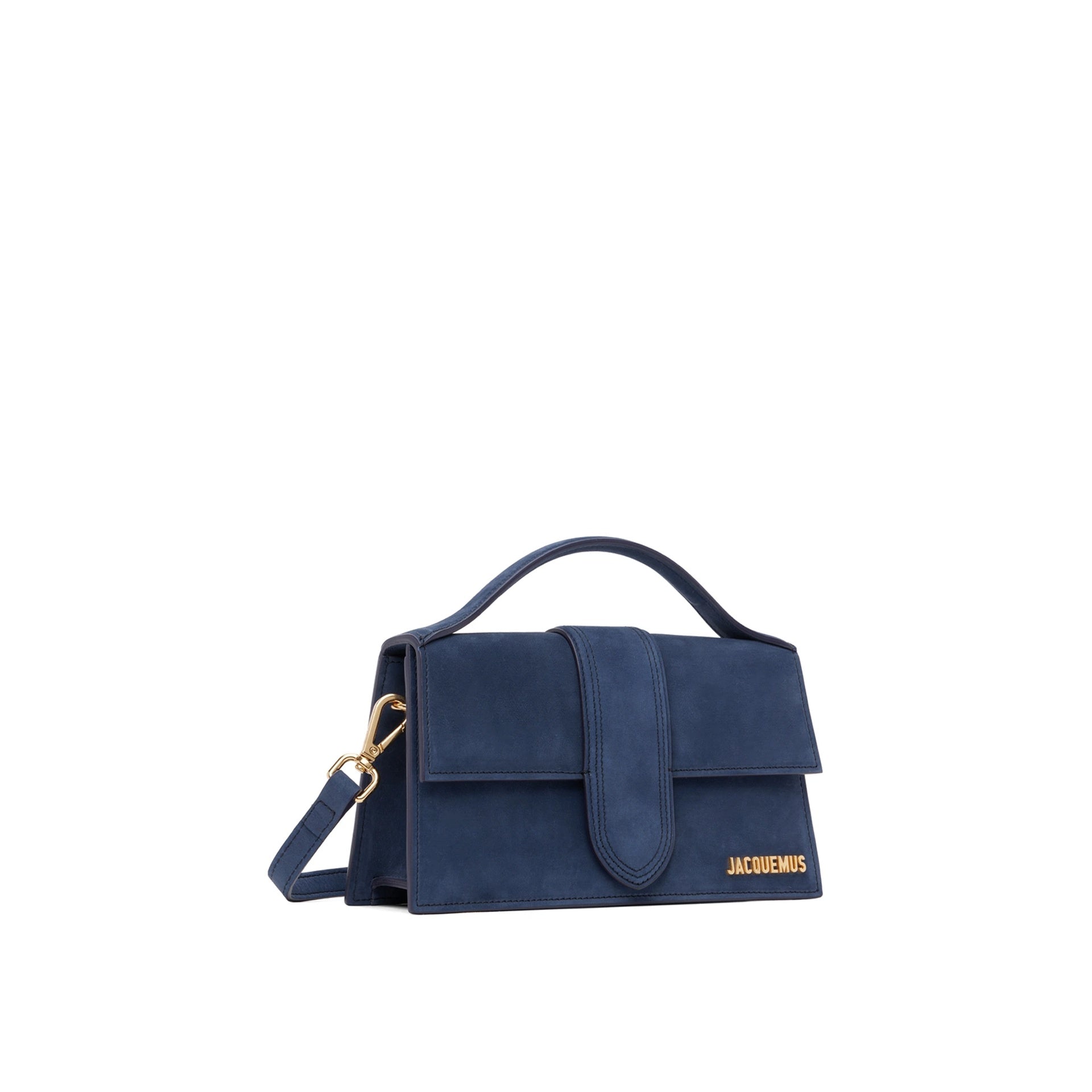 JACQUEMUS Mini Suede Effect Shoulder Handbag