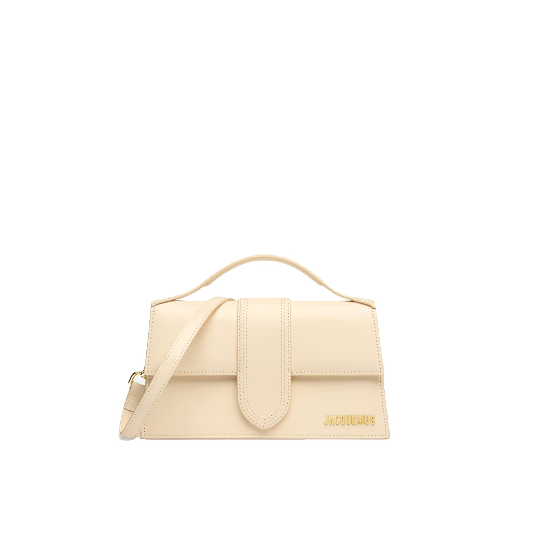 JACQUEMUS Mini Handbag with Flap Top and Magnetic Closure