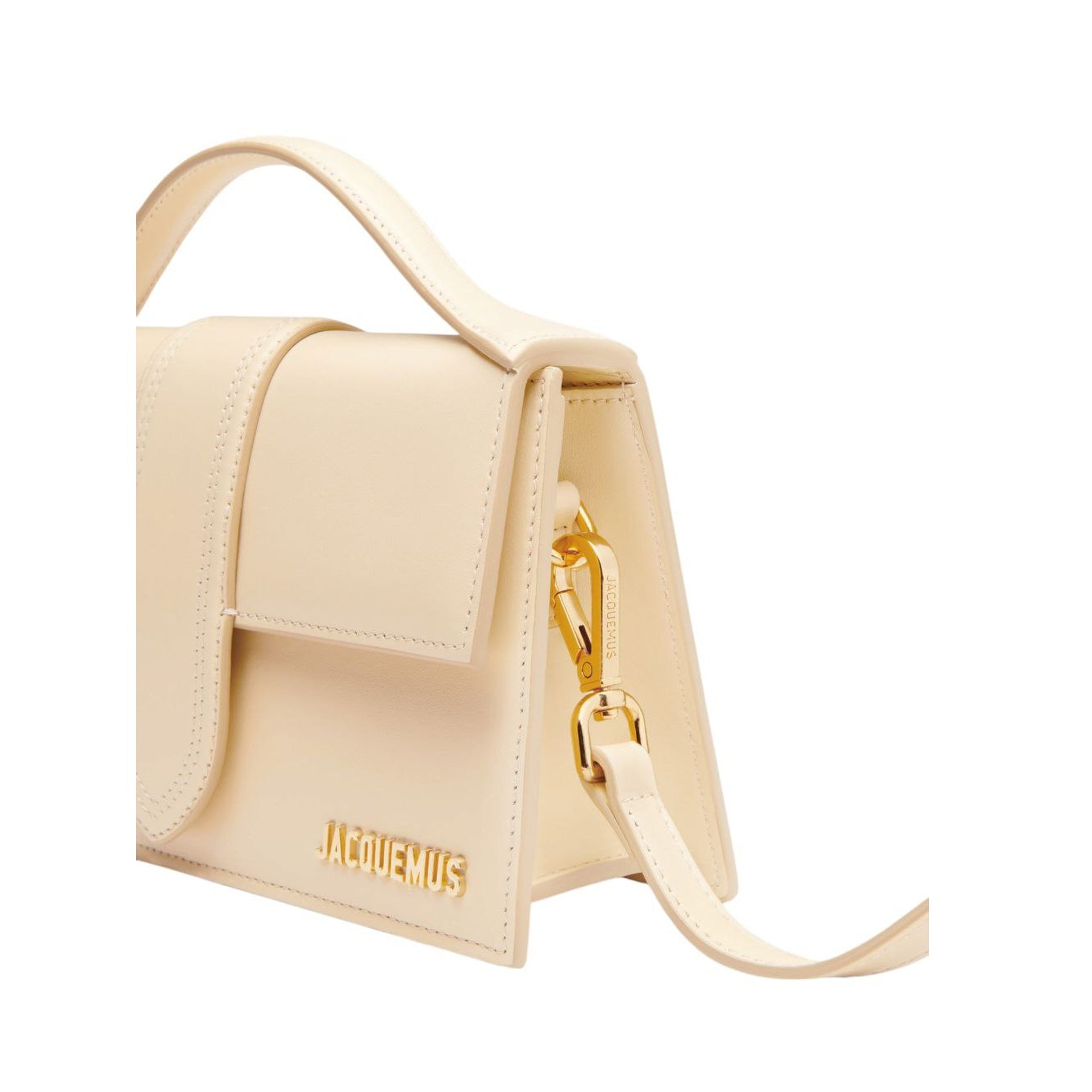JACQUEMUS Mini Handbag with Flap Top and Magnetic Closure