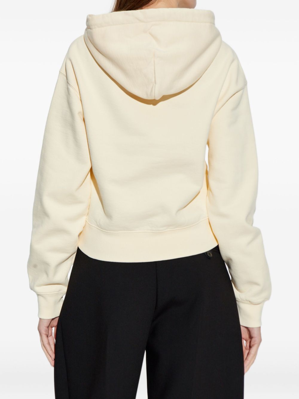 JACQUEMUS Boxy Fit Hoodie with Contrasting Logo