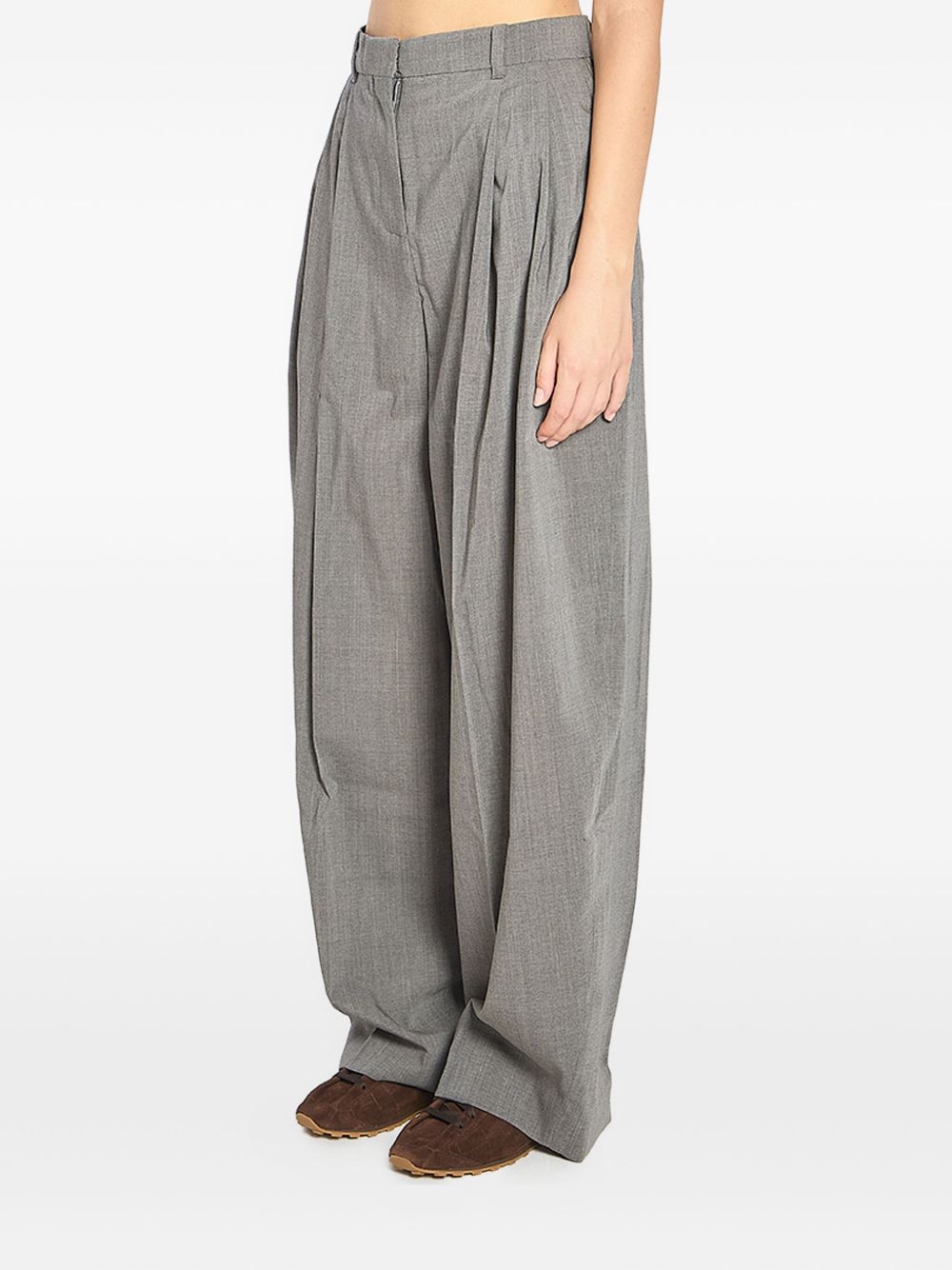 JACQUEMUS Flattering Wool Blend Trousers