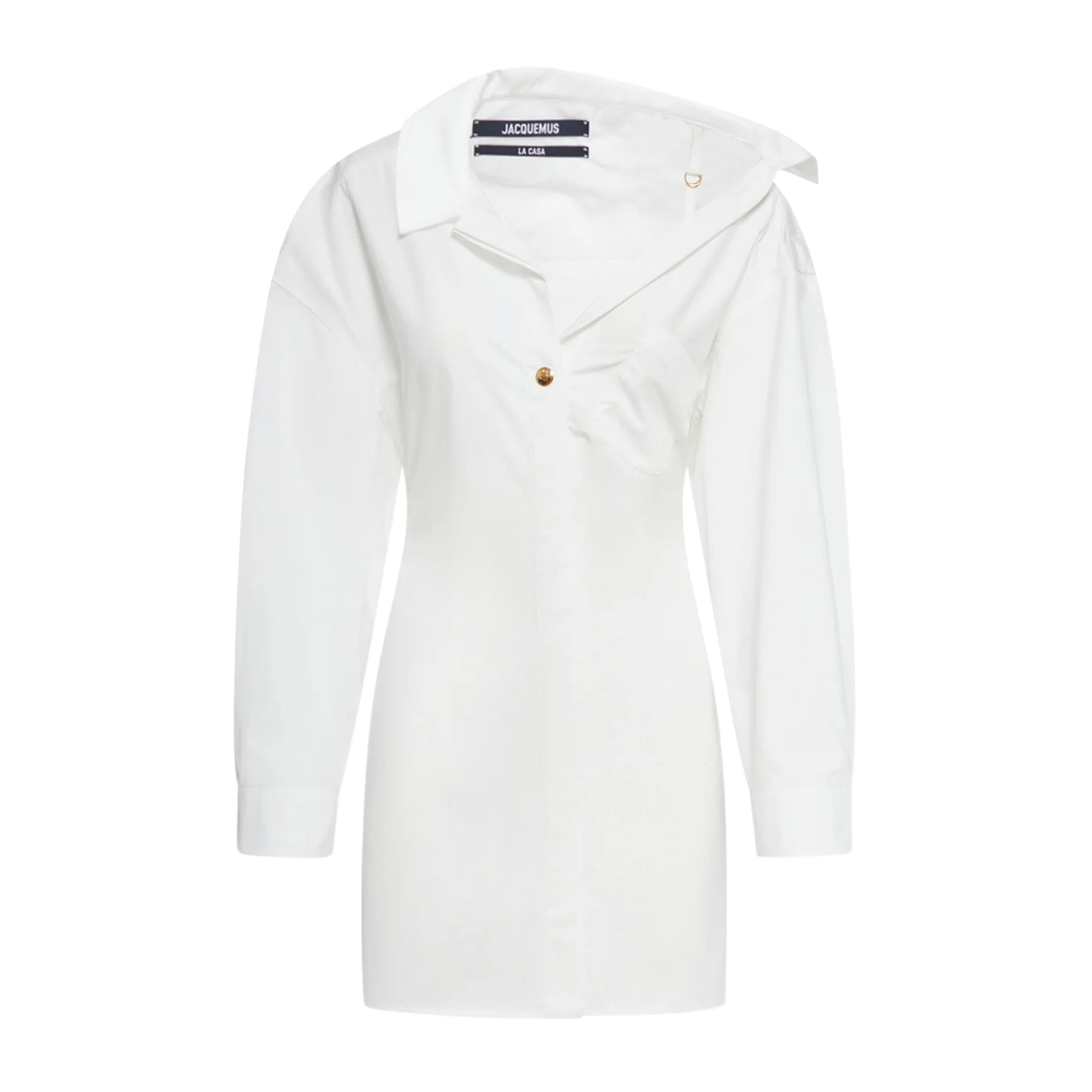 JACQUEMUS Mini Shirt Dress for Effortless Elegance