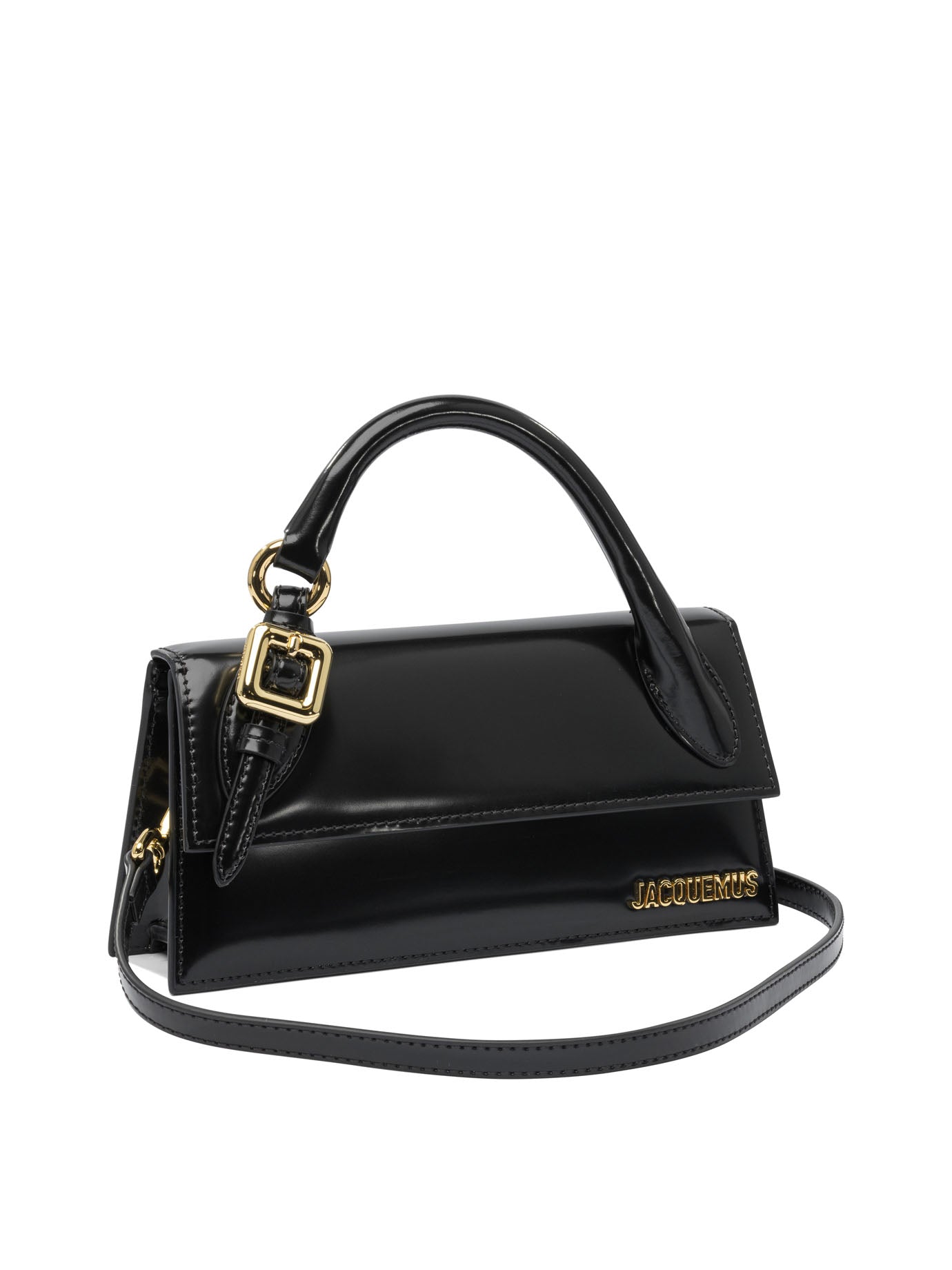 JACQUEMUS Le Chiquito Long Handbag with Buckle - Elegant Mini Design
