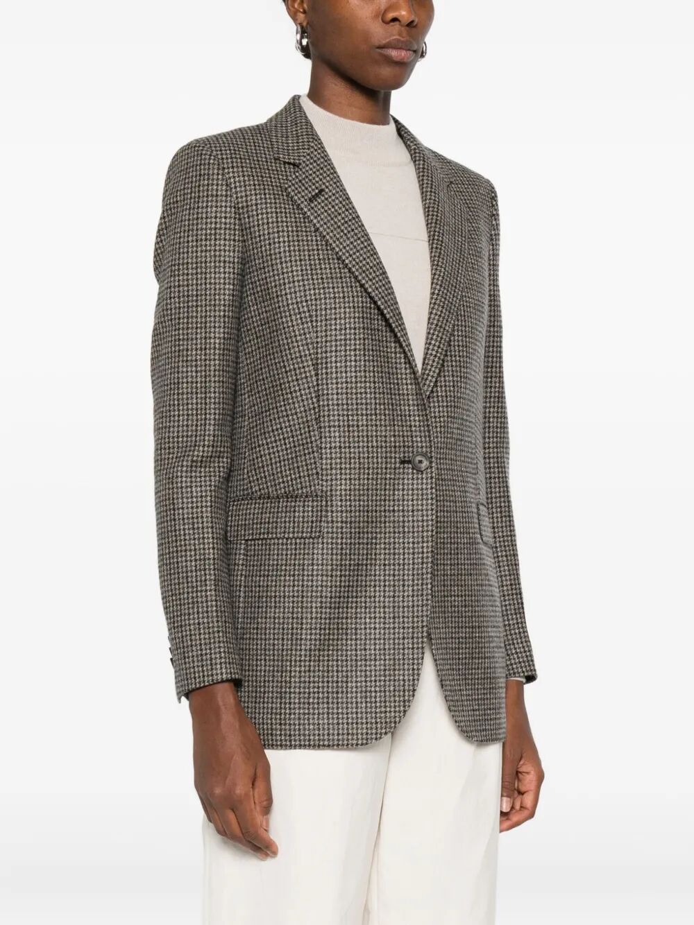 TAGLIATORE Houndstooth Wool Blazer