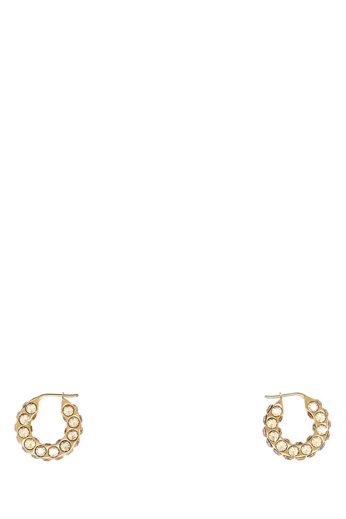 AMINA MUADDI Mini Embellished Metal Small Jaheel Earrings