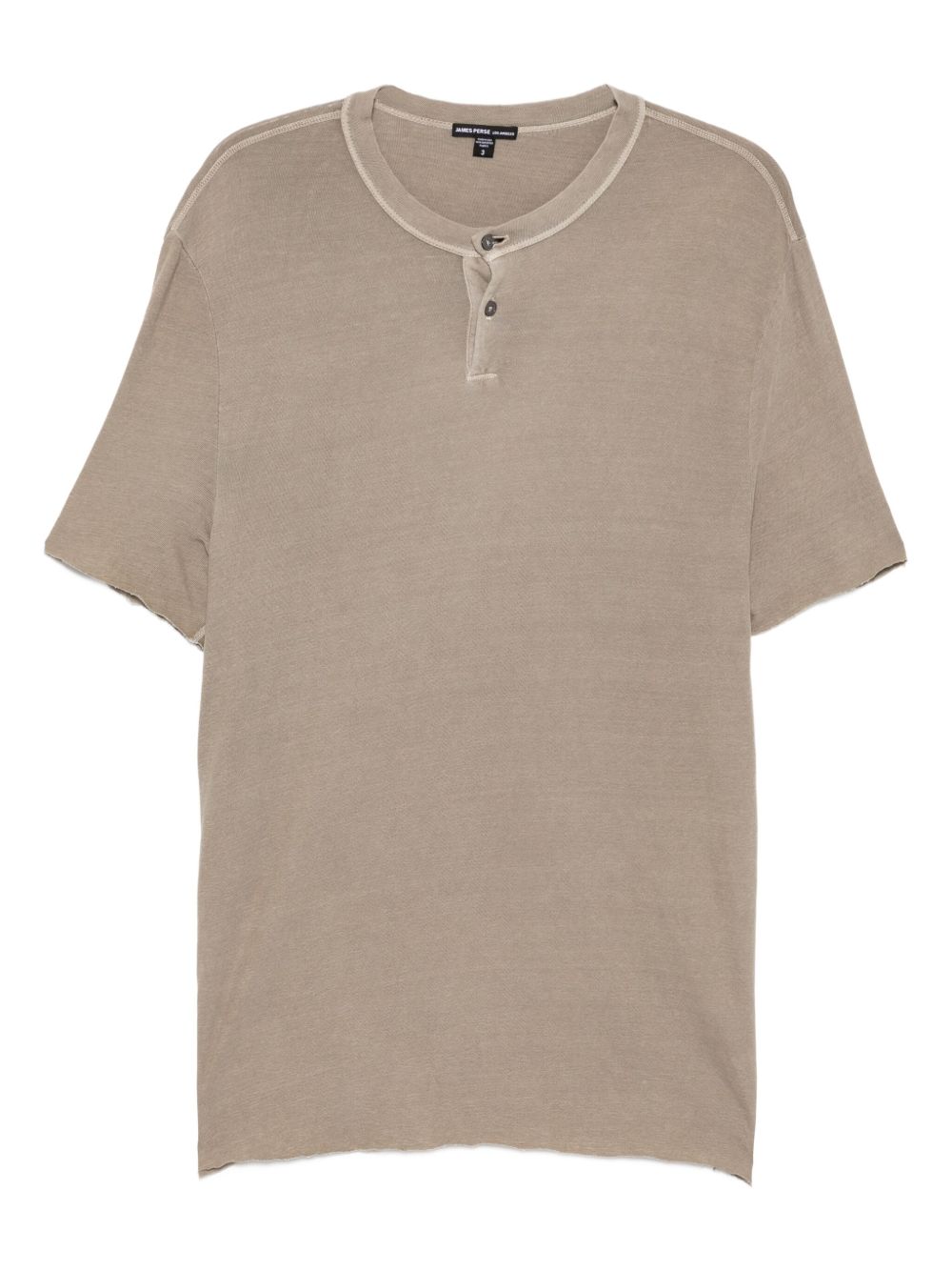 JAMES PERSE Relaxed Fit Henley T-shirt for Men