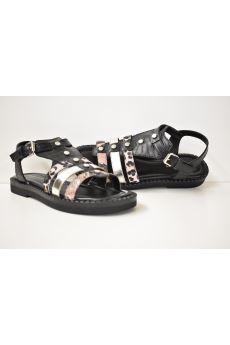 JANET & JANET Elegant Laced Flat Shoes for Women - Size 45006