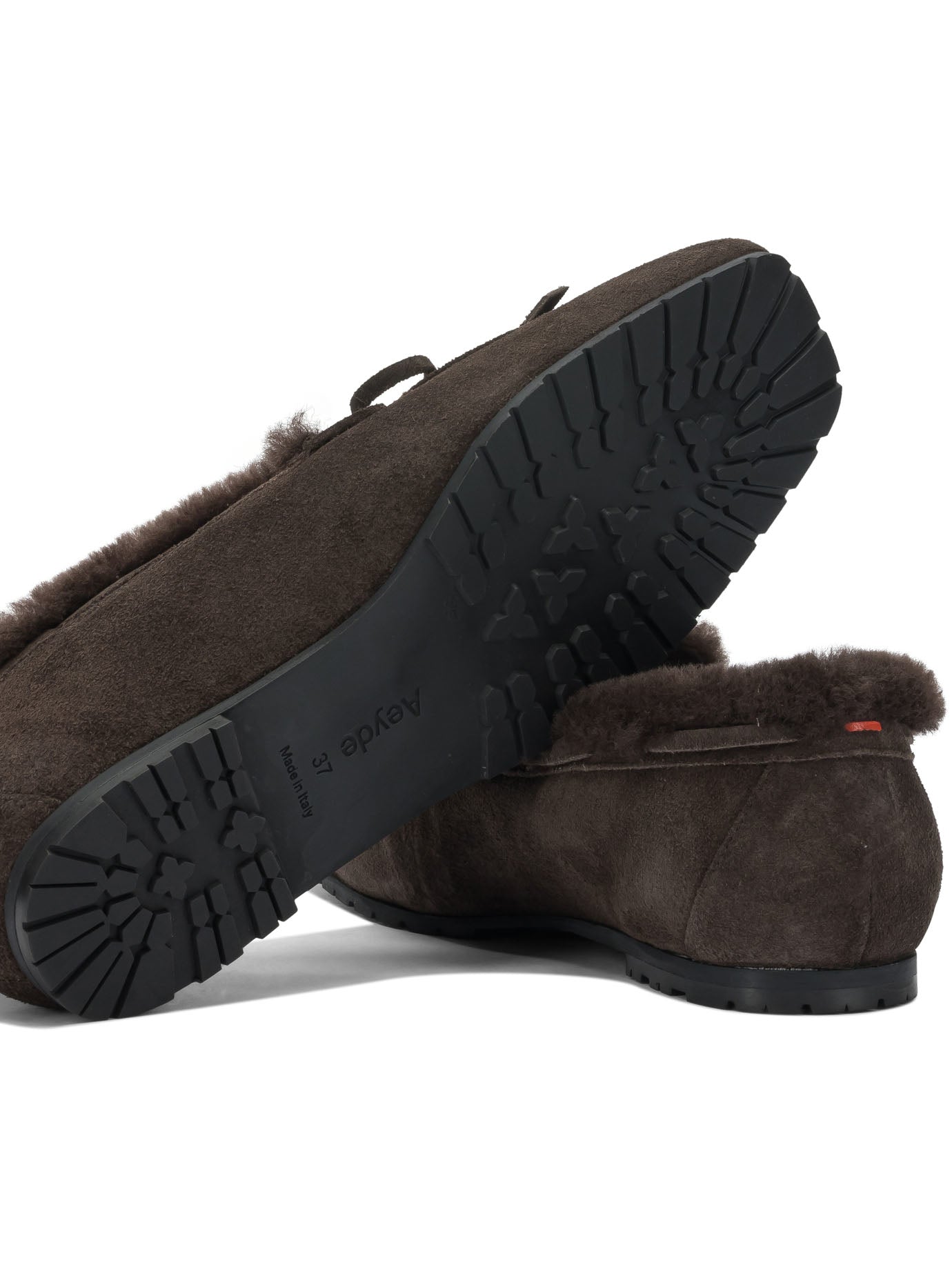 AEYDE Shearling Loafers