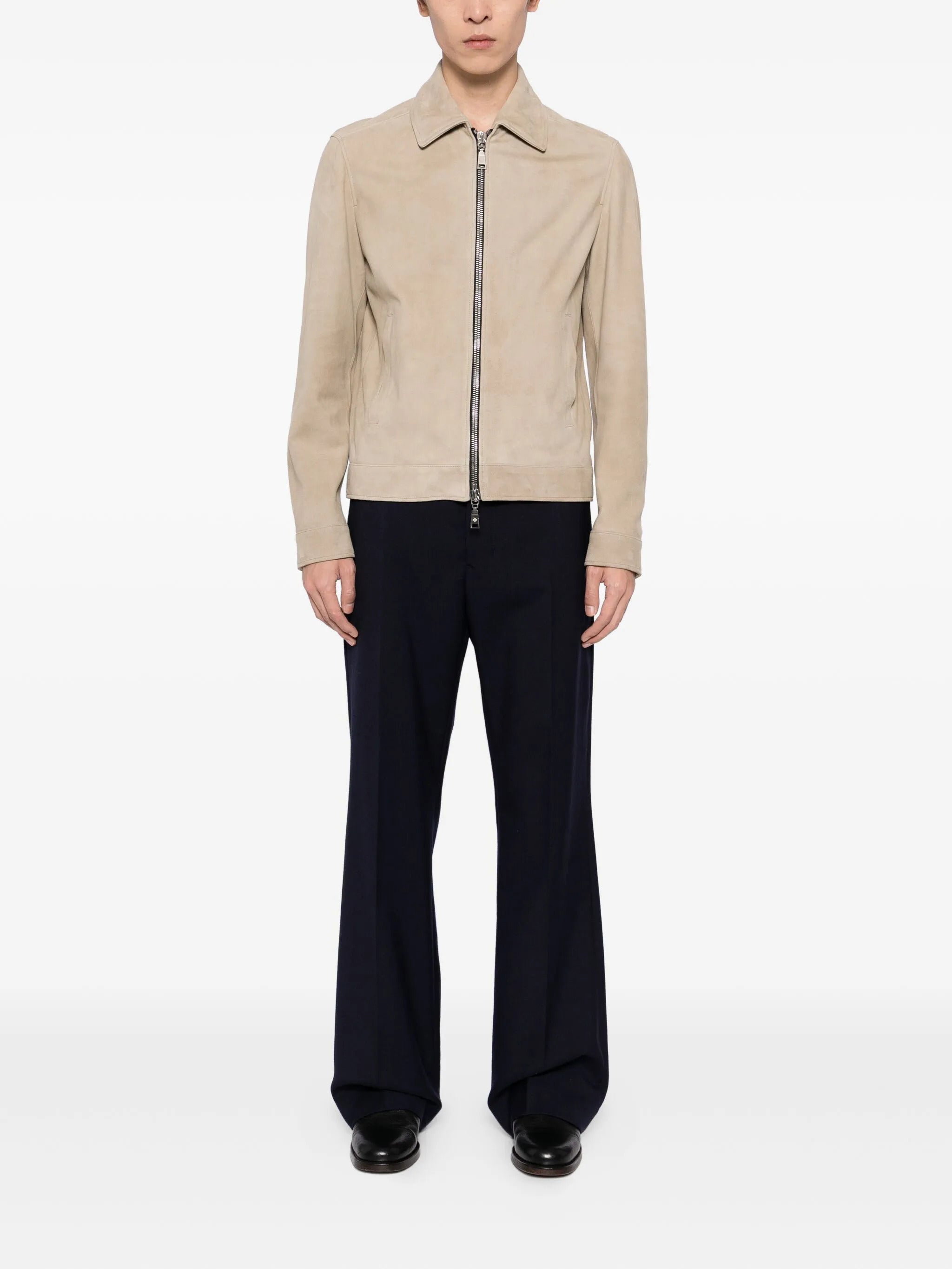 TAGLIATORE Men's Size 50 Leather Jacket