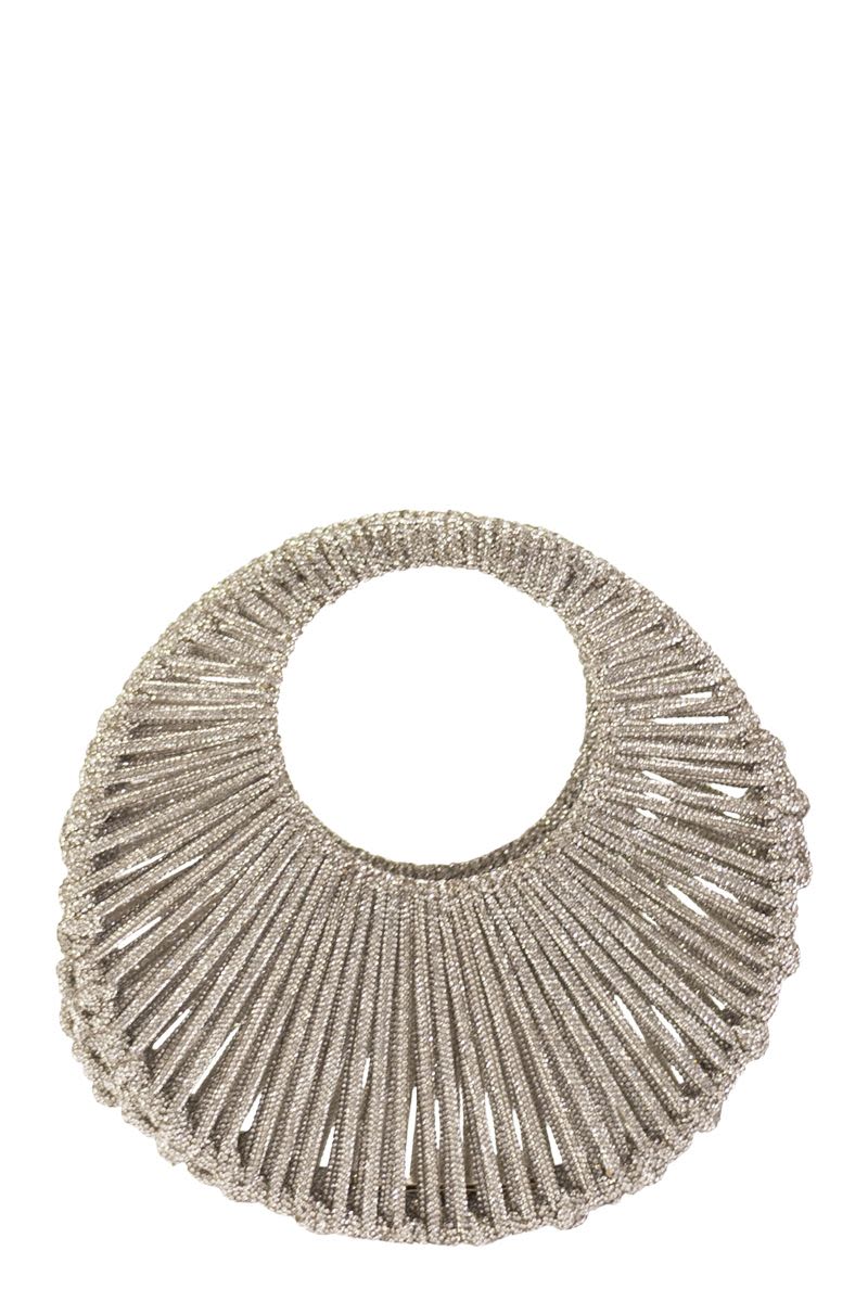 HIBOURAMA Mini Jewelled Handbag Studded with Crystals