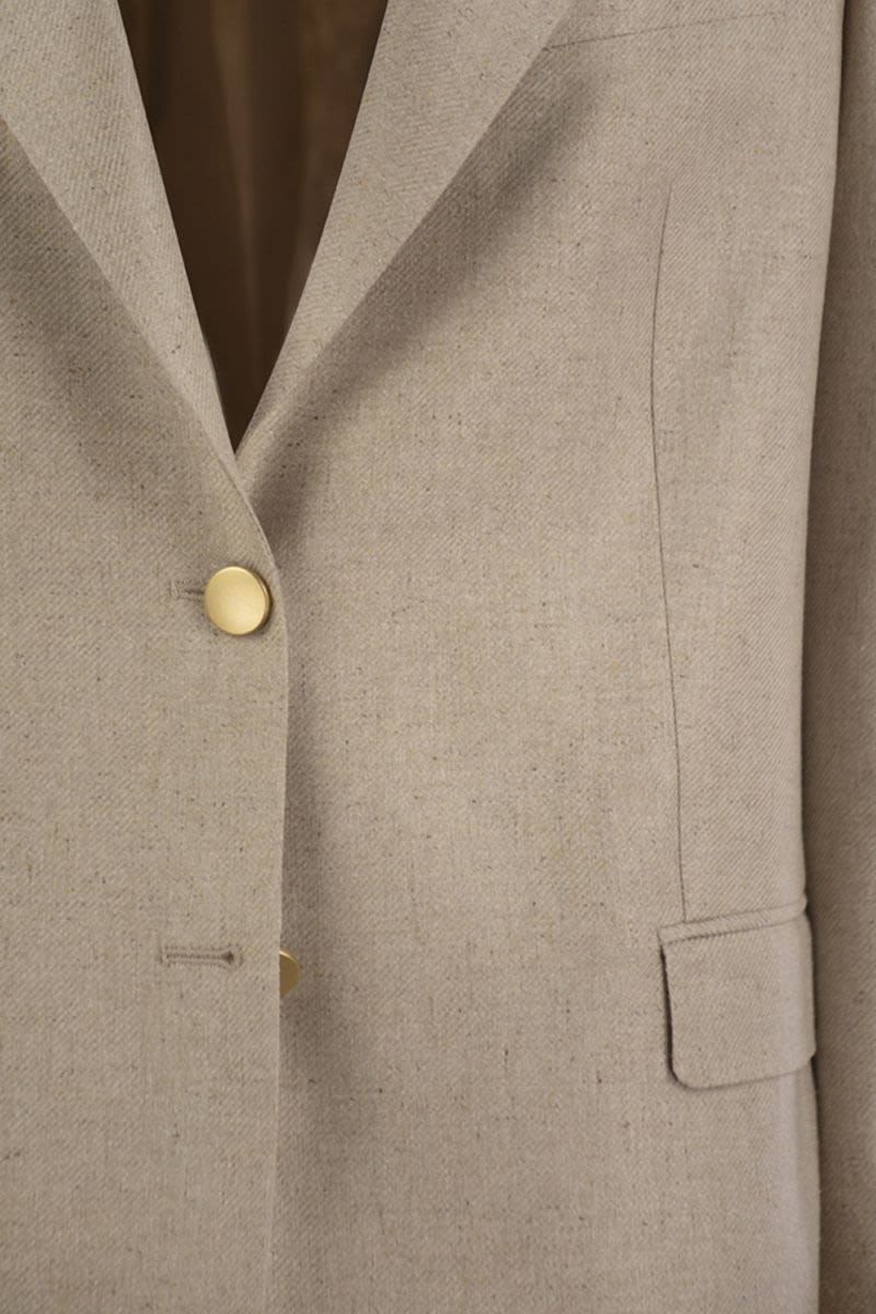 TAGLIATORE Silk Two-Button Jacket for Women