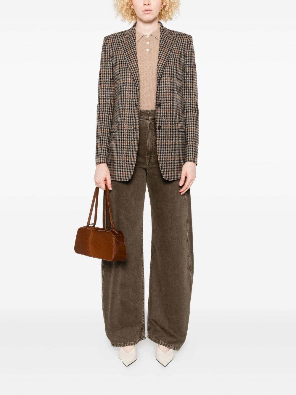 TAGLIATORE Wool Single-Breasted Jacket for Women