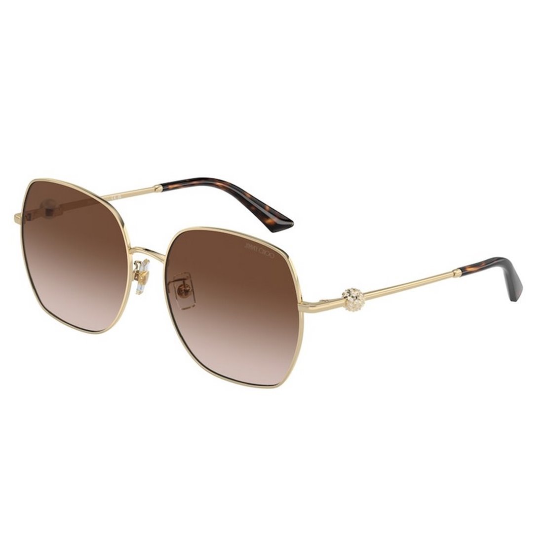 JIMMY CHOO Chic Oversized Sunglasses