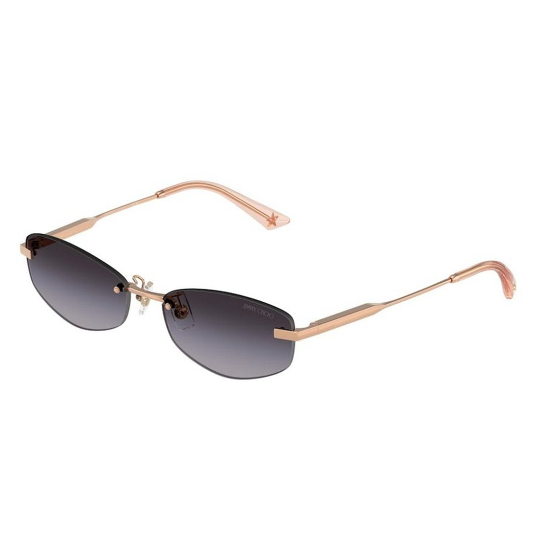 JIMMY CHOO Elegant Metal Frame Sunglasses for Women