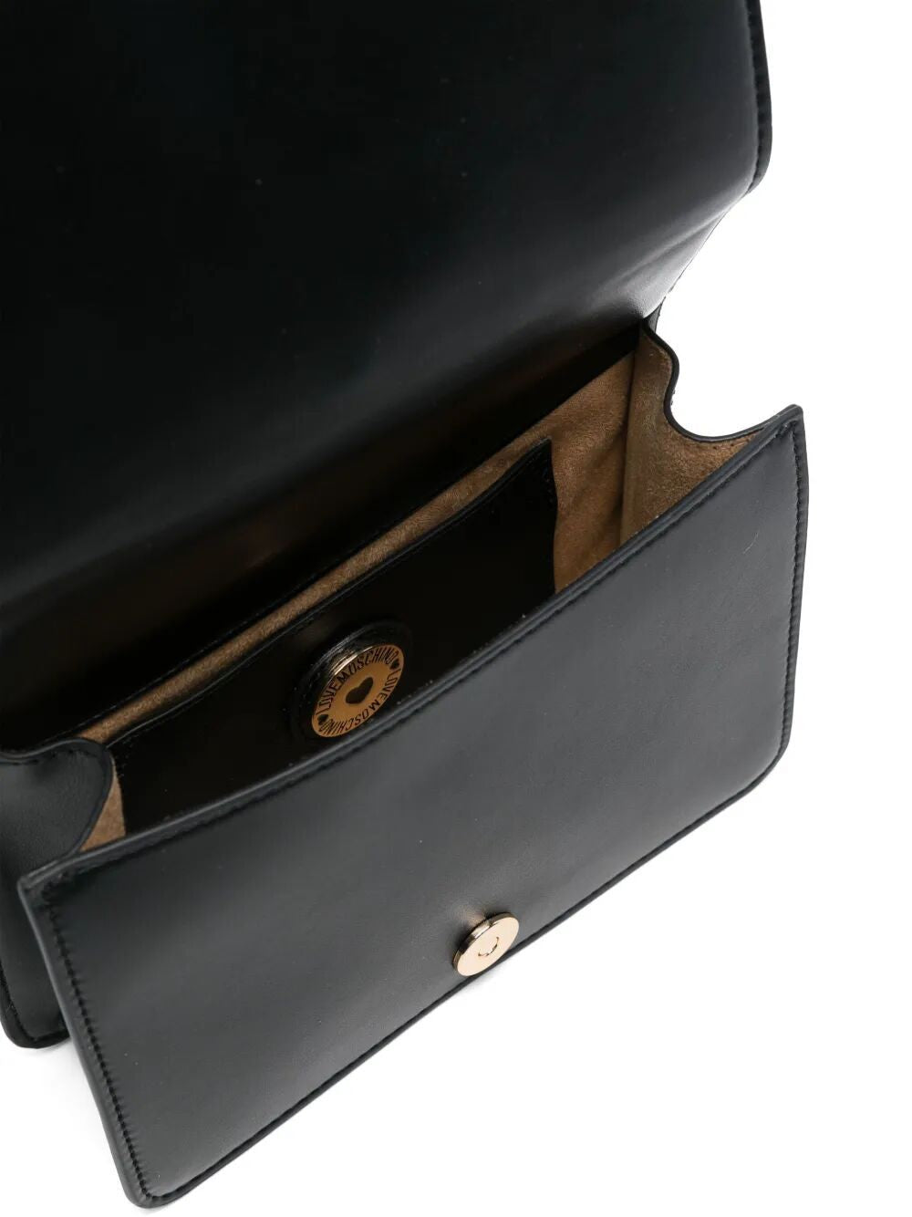 LOVE MOSCHINO Logo Plaque Crossbody Mini Handbag