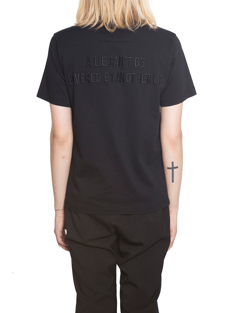 JUUN J Embroidered Printed T-Shirt - Size 46