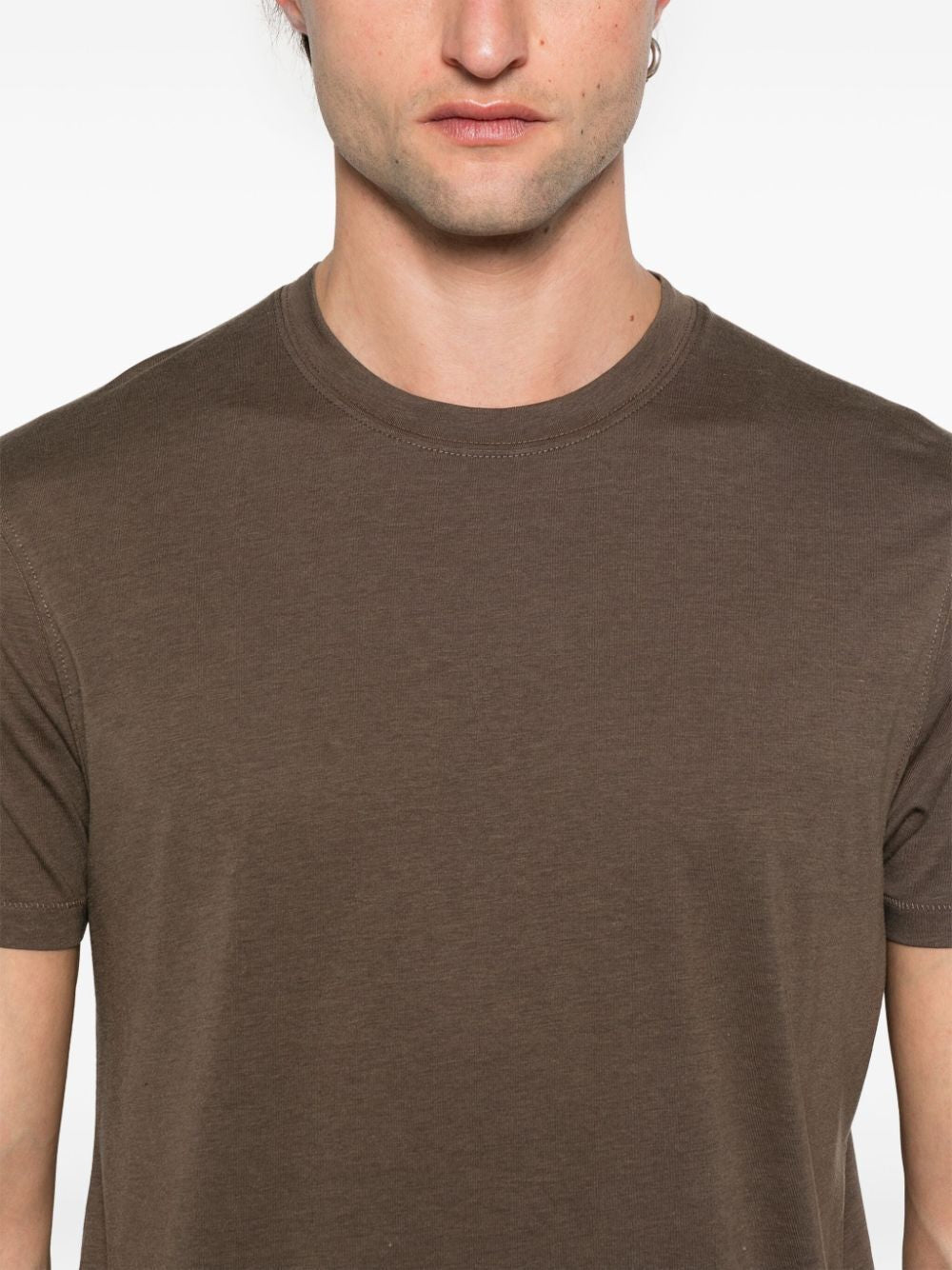 TOM FORD Regular Fit Lyocell and Cotton T-Shirt