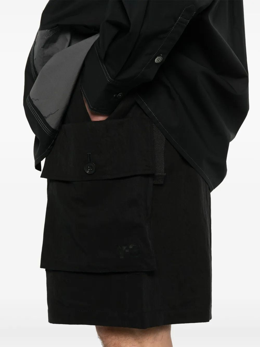 Y-3 Effortlessly Chic Mini Shorts for Men - SS25 Collection