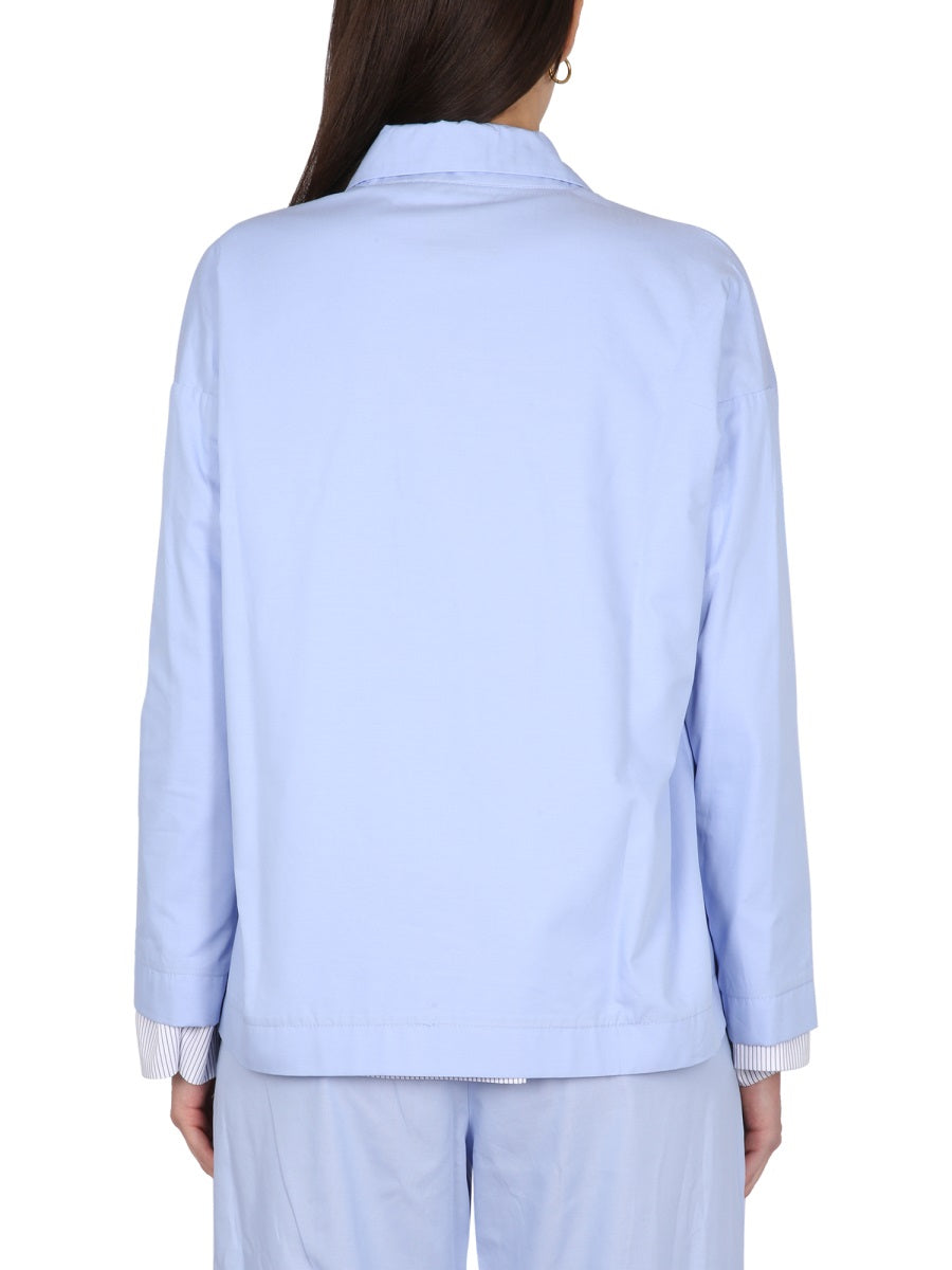 JEJIA Mini Peak Front Button Closure Jacket