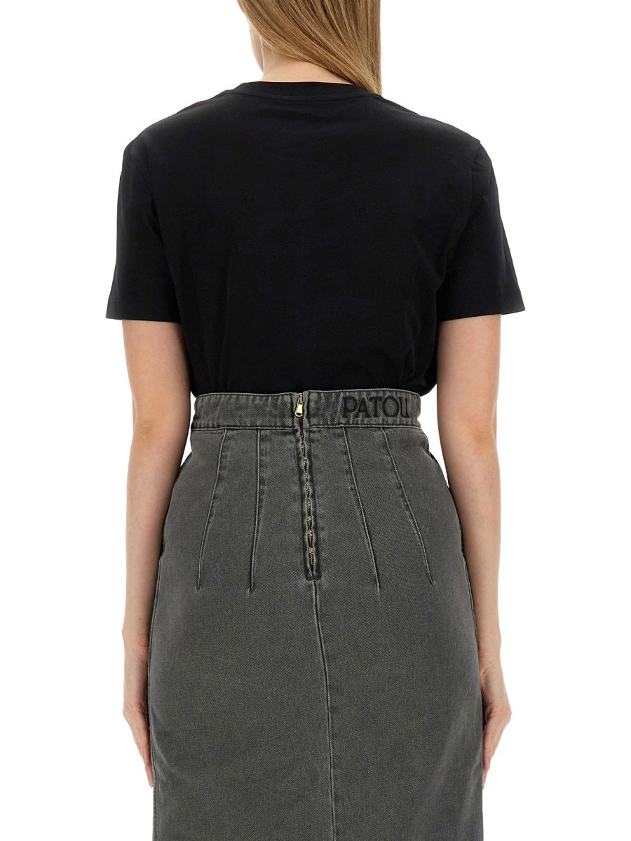 PATOU Logo Print T-Shirt - Regular Fit, Size S