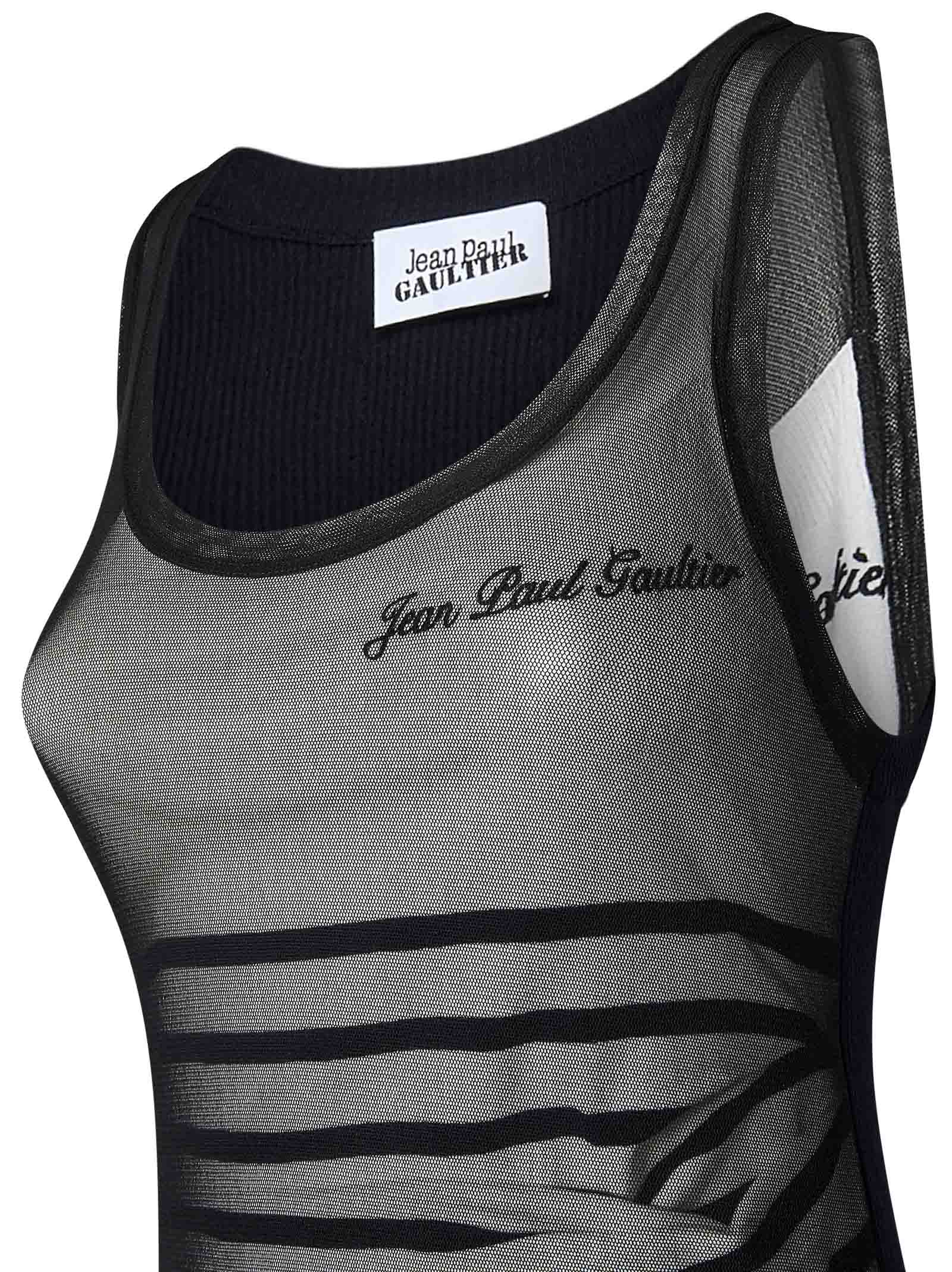 JEAN PAUL GAULTIER Mini Bi-Material Dress for Women