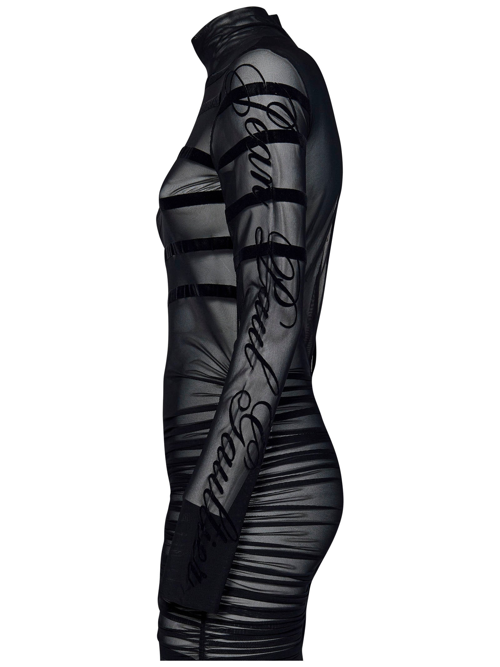 JEAN PAUL GAULTIER Elegant Striped Long Dress Size 42 IT