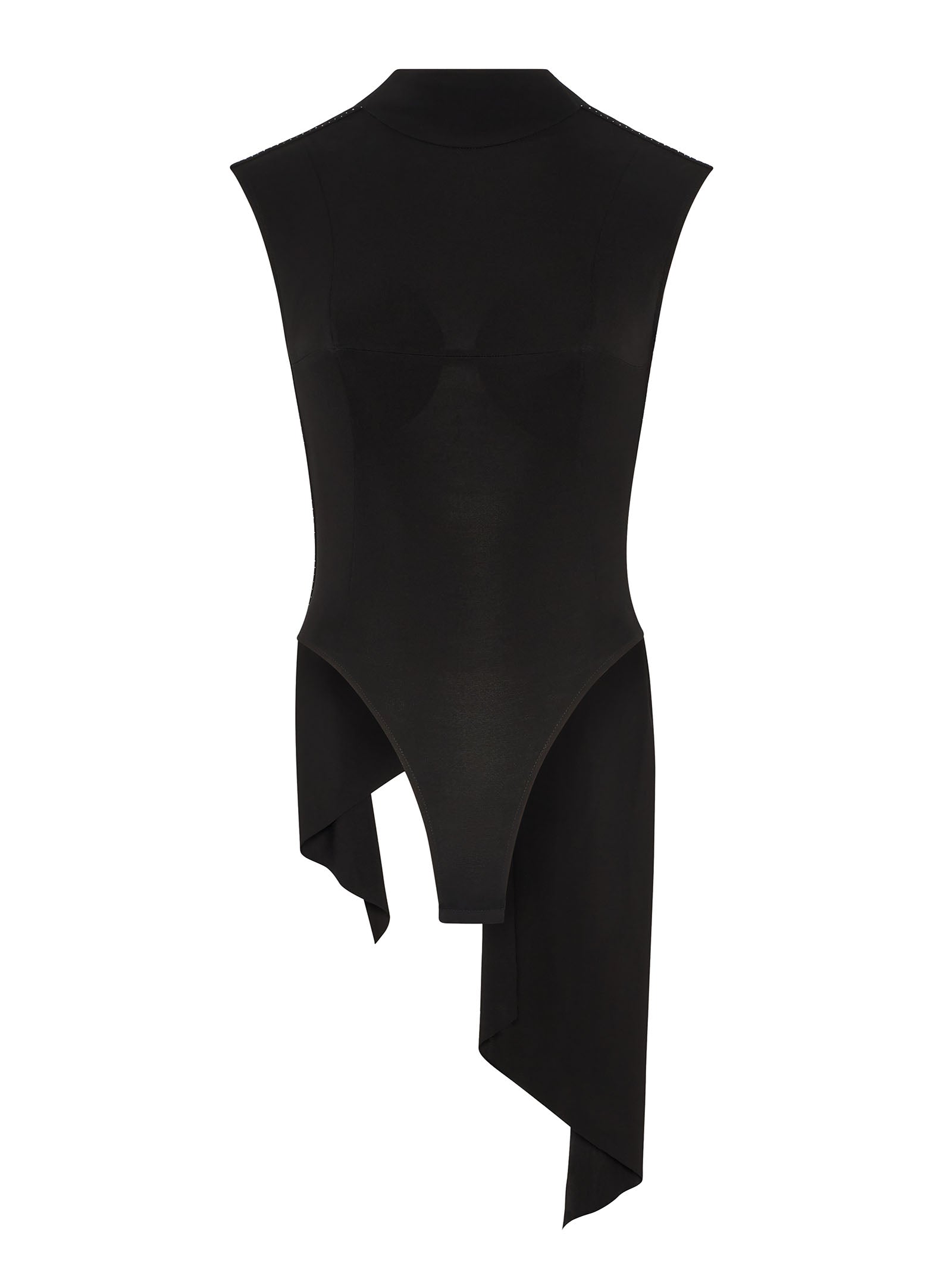 JEAN PAUL GAULTIER Asymmetrical Draped Top - FW25