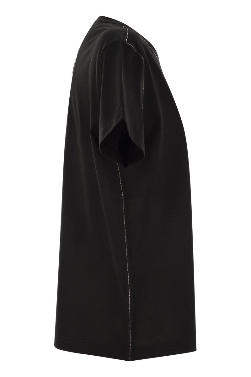 FABIANA FILIPPI Effortless Diamond Thread T-Shirt