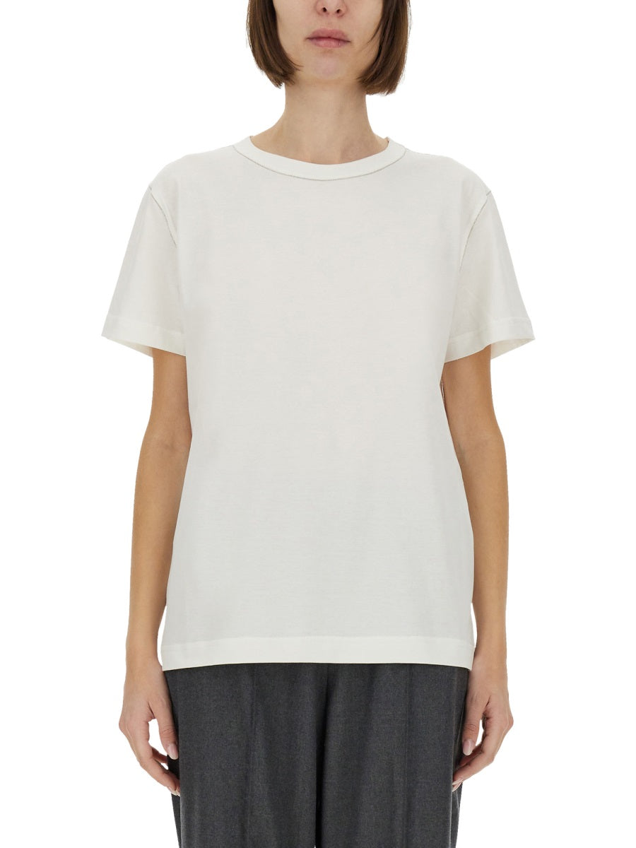 FABIANA FILIPPI Cotton Crew Neck Short Sleeve T-Shirt
