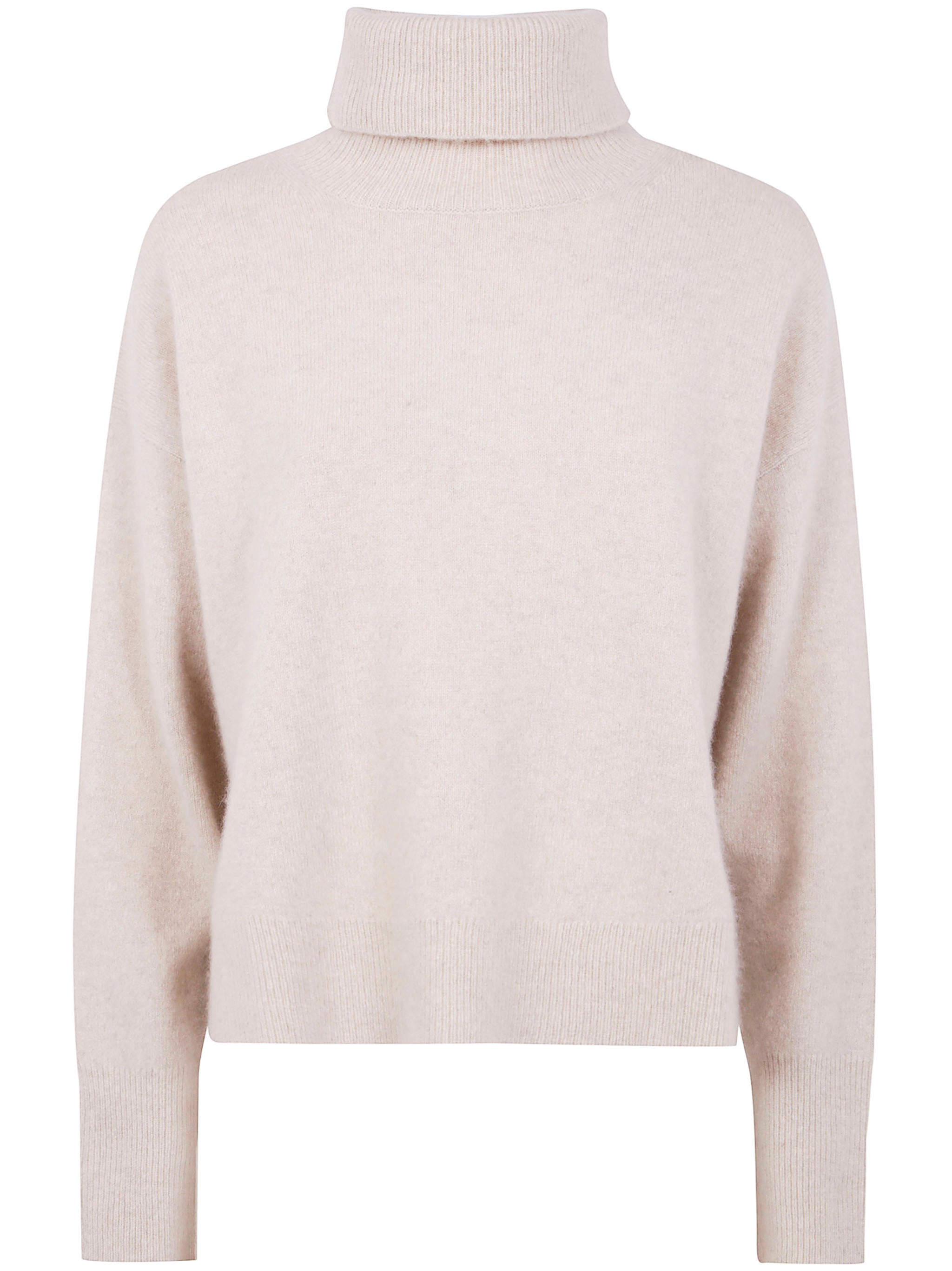 JOSEPH High Neck Long Sleeves Brushed Cashmere Sweater