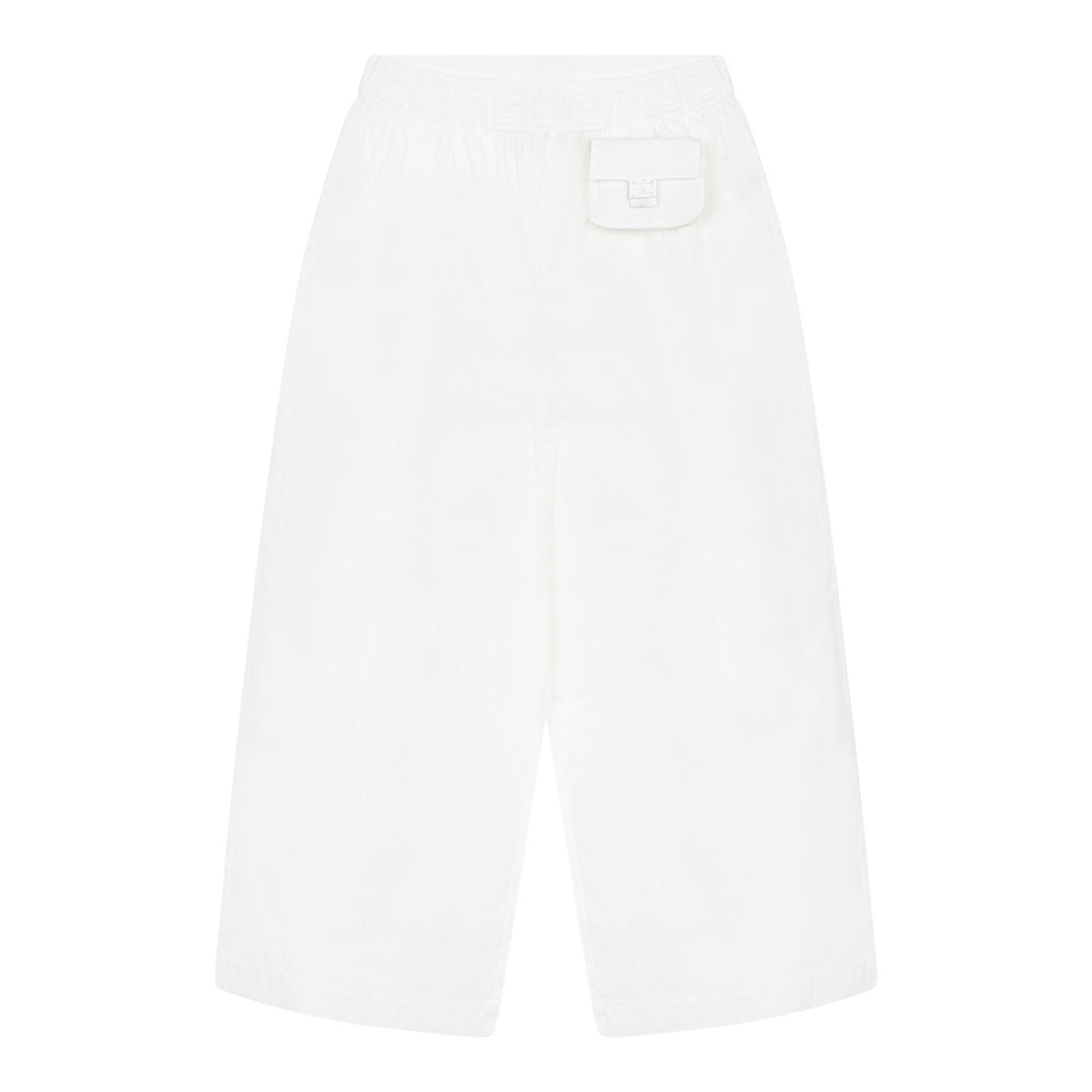 FENDI KIDS Kids' Gesso Cotton-Blend Trousers - Mini Fit