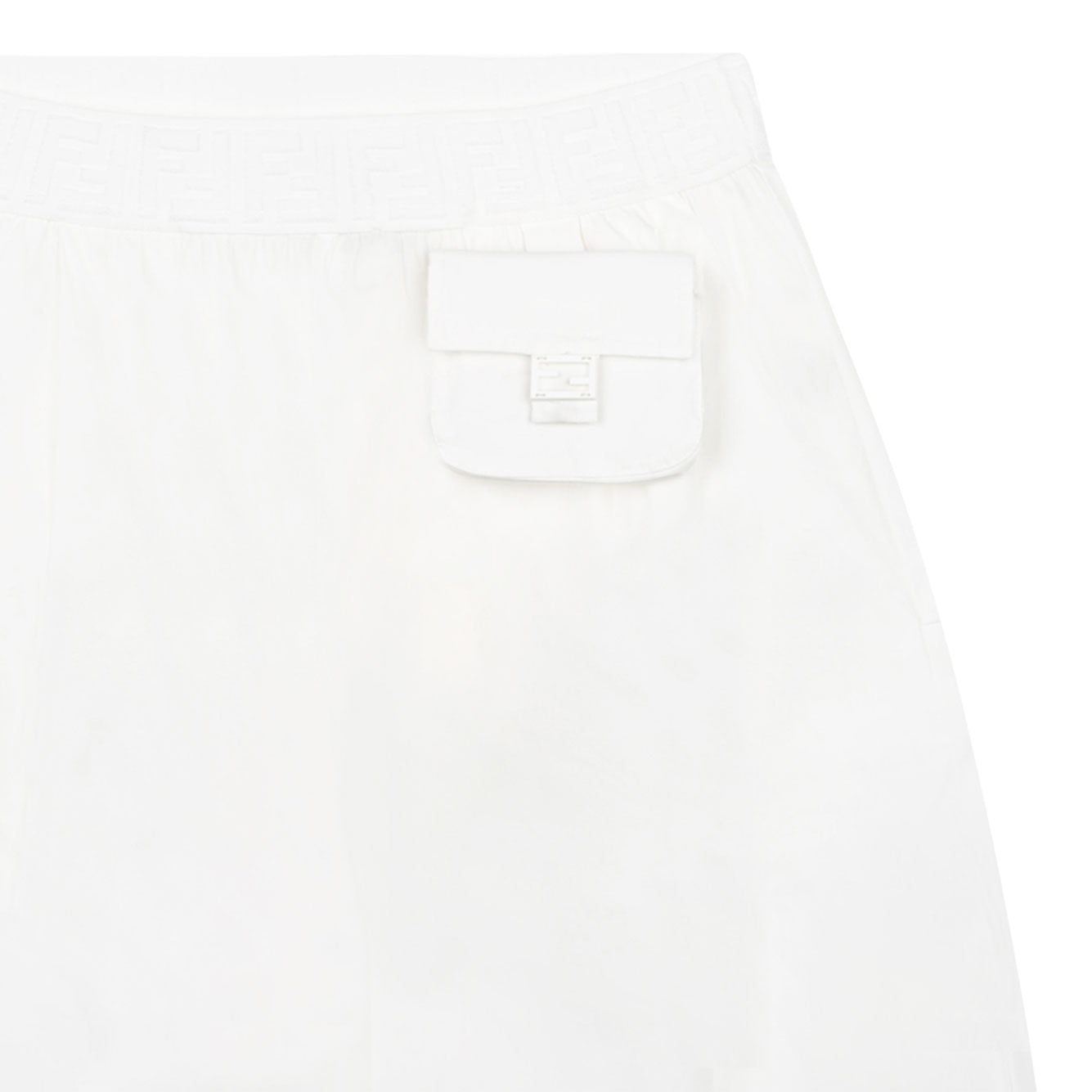 FENDI KIDS Kids' Gesso Cotton-Blend Trousers - Mini Fit