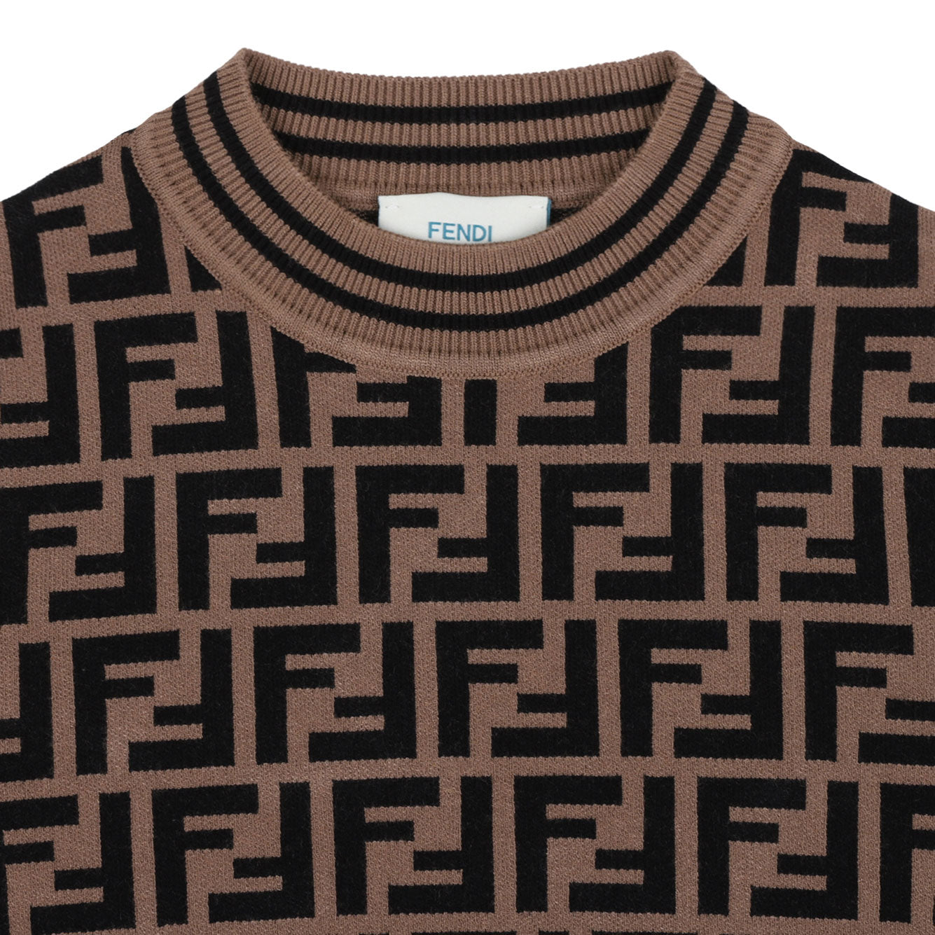 FENDI KIDS Zucca Print Mini Top for Boys