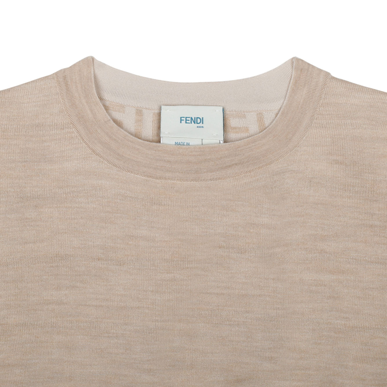 FENDI KIDS Chic Wool Blend Dress for Girls - FW24 Collection