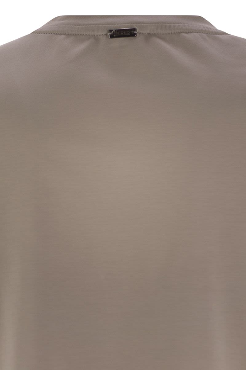 HERNO Stretch Cotton T-Shirt - Regular Fit