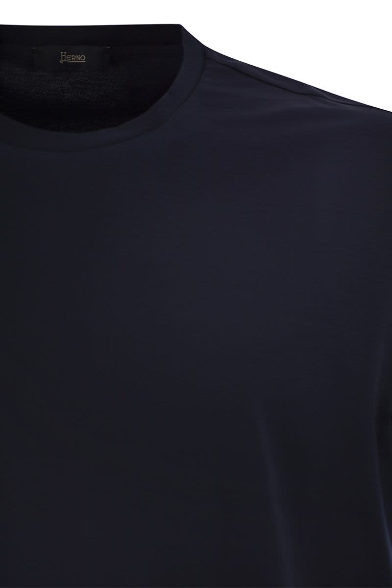 HERNO Stretch Cotton T-Shirt - Regular Fit