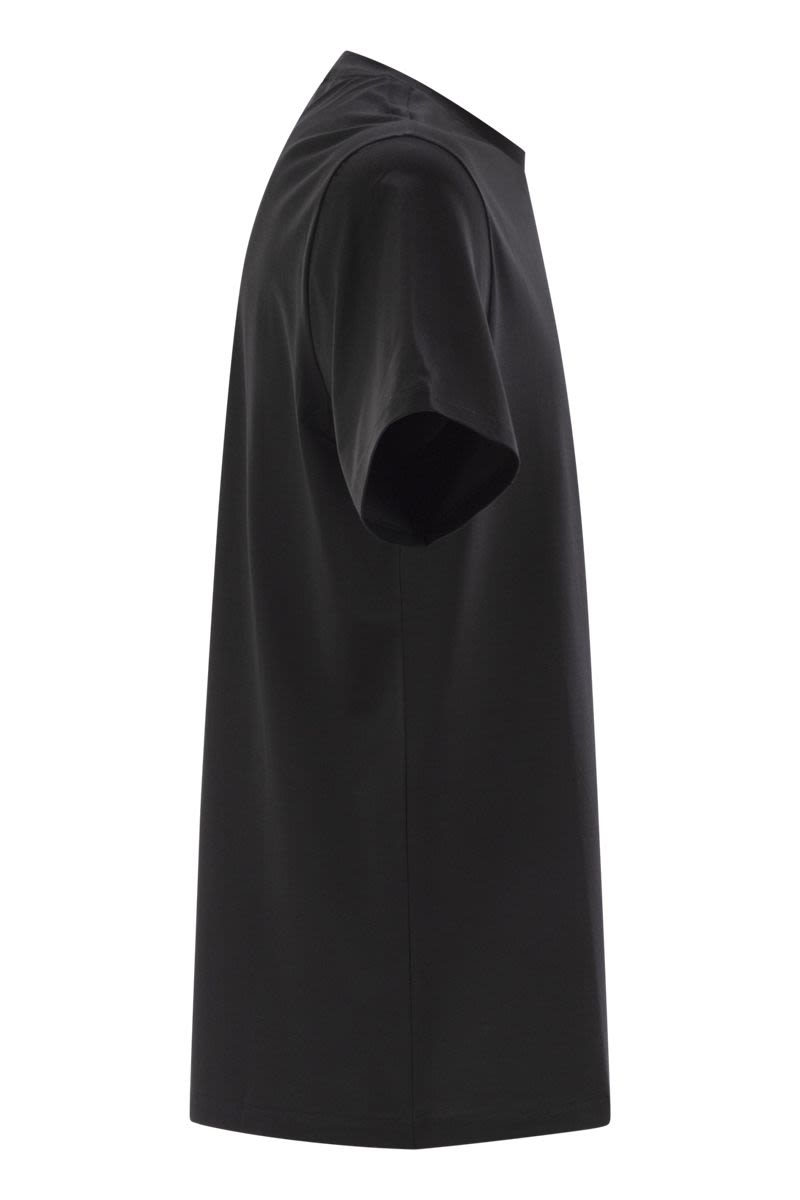 HERNO Stretch Cotton T-Shirt - Regular Fit