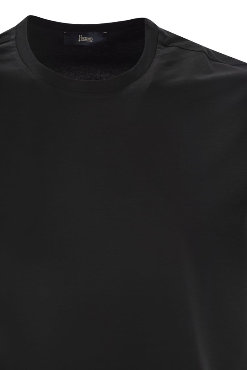 HERNO Stretch Cotton T-Shirt - Regular Fit