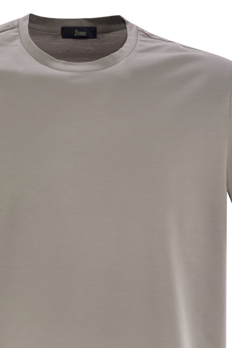HERNO Stretch Cotton T-Shirt - Regular Fit