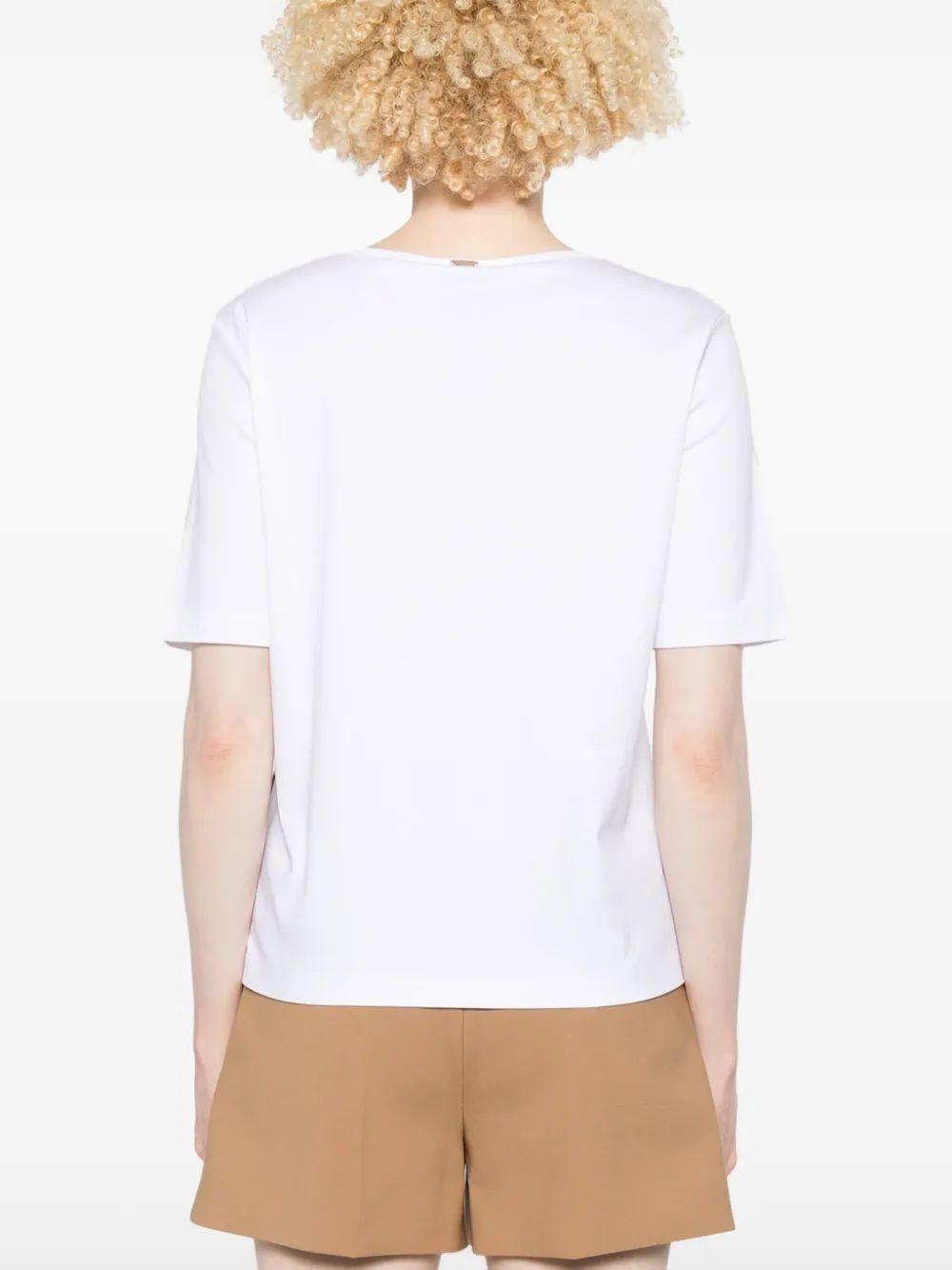 HERNO Side Slits Cotton T-Shirt