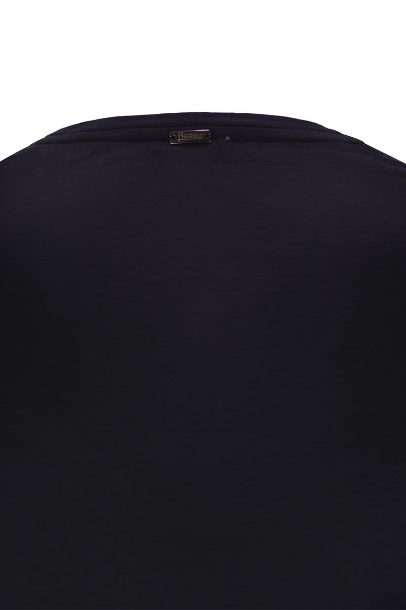 HERNO Men's Regular Fit Wool T-Shirt