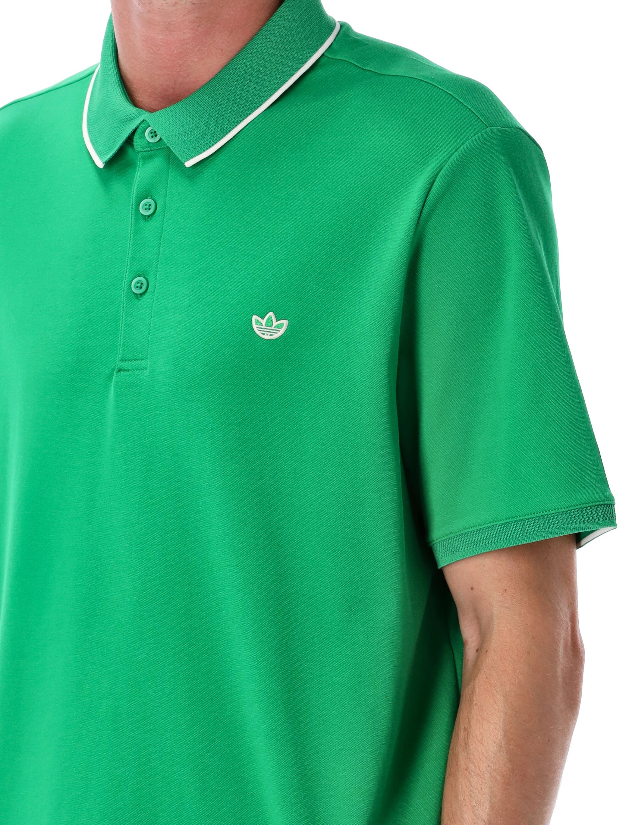ADIDAS ORIGINALS Originals Twistknit Trefoil Polo Shirt - XL